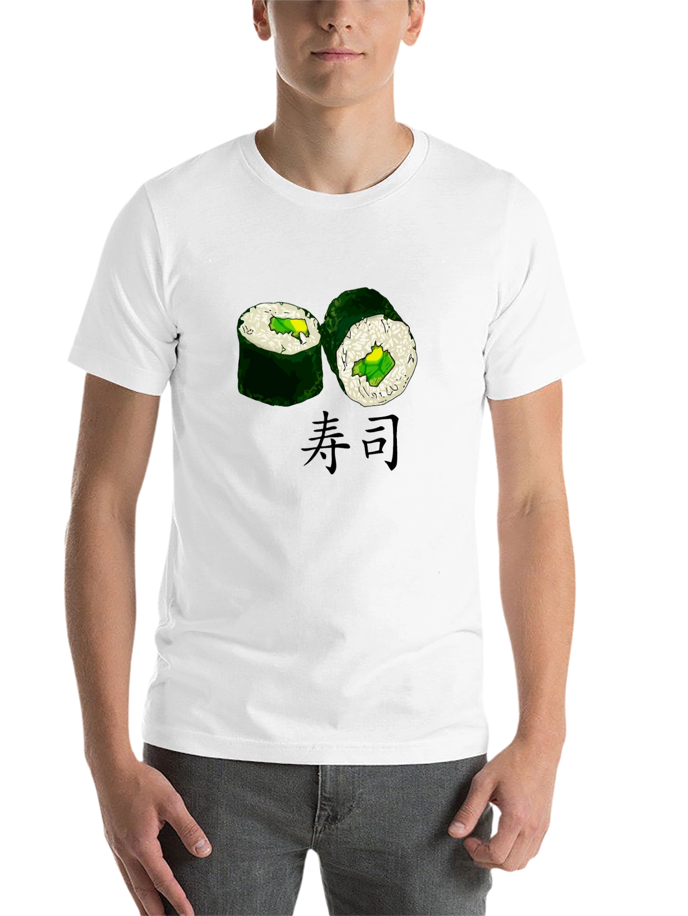 Black Sushi Graphic Black T-Shirt view 14