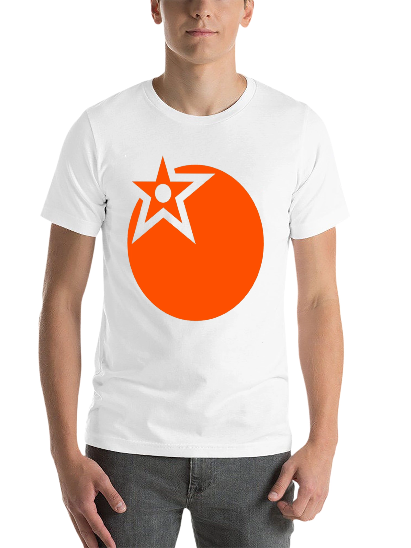 Black Star Circle Graphic Tee - Bold Statement Shirt view 14