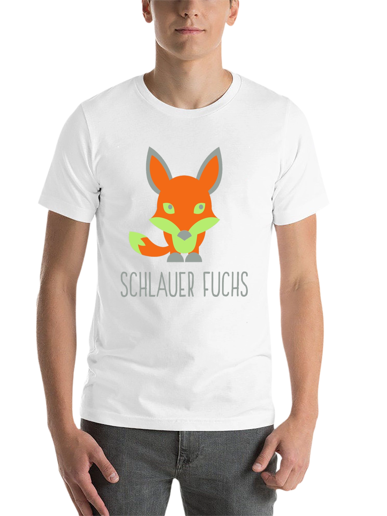 Black Schlauer Fuchs T-Shirt - Clever Fox Design view 14