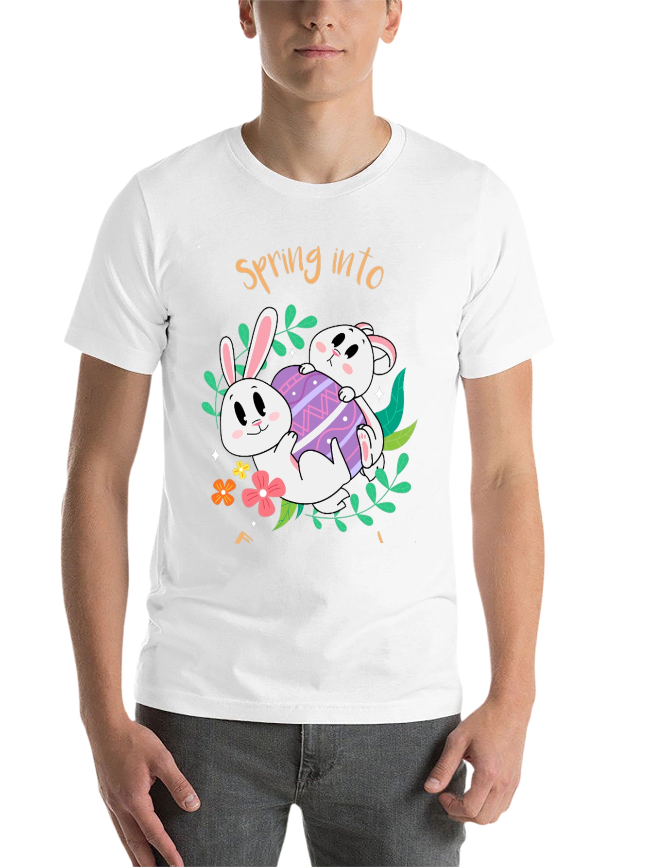 Spring Bunny Easter T-Shirt - 14