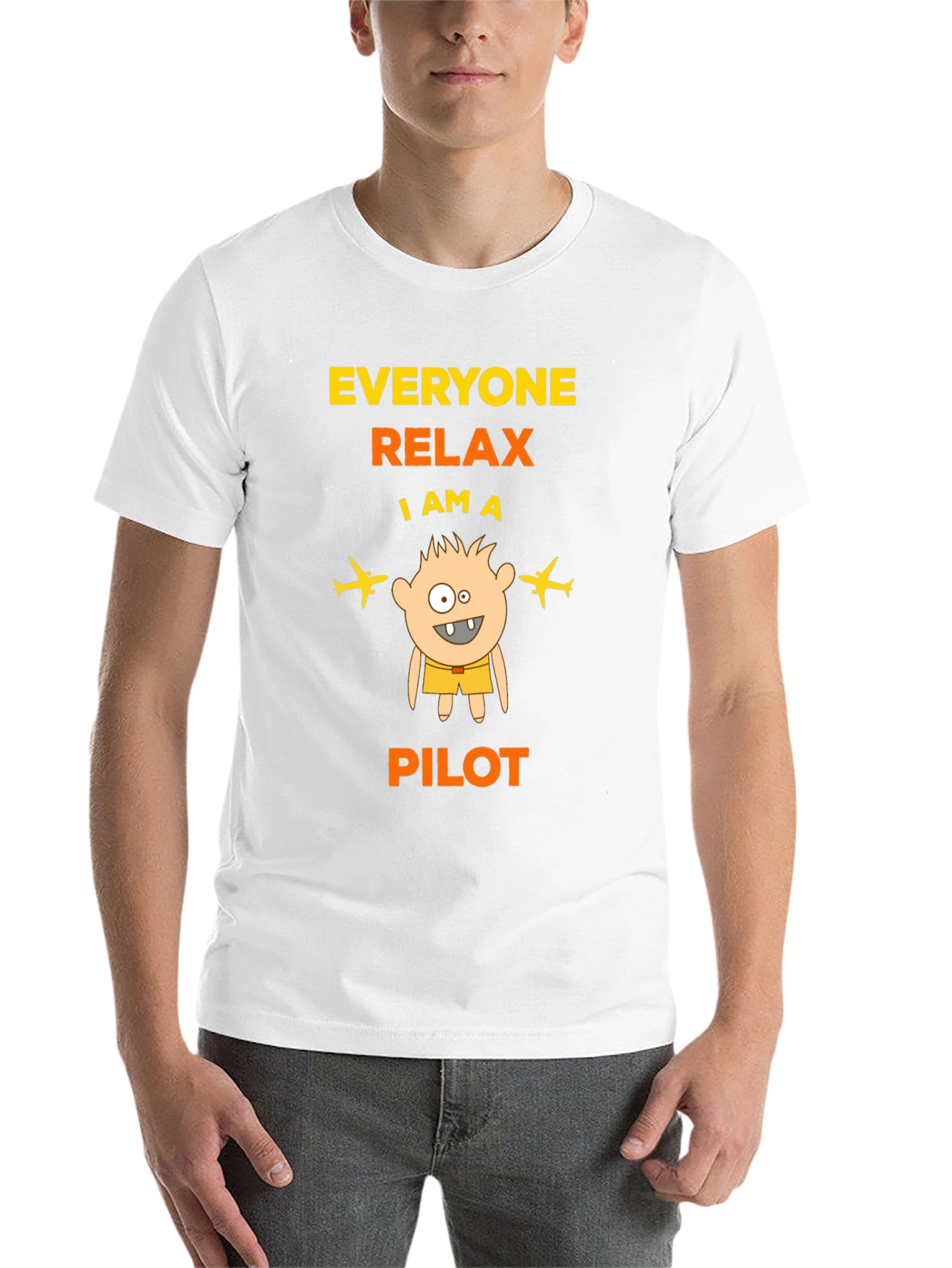 Funny Pilot T-Shirt: Everyone Relax - 14