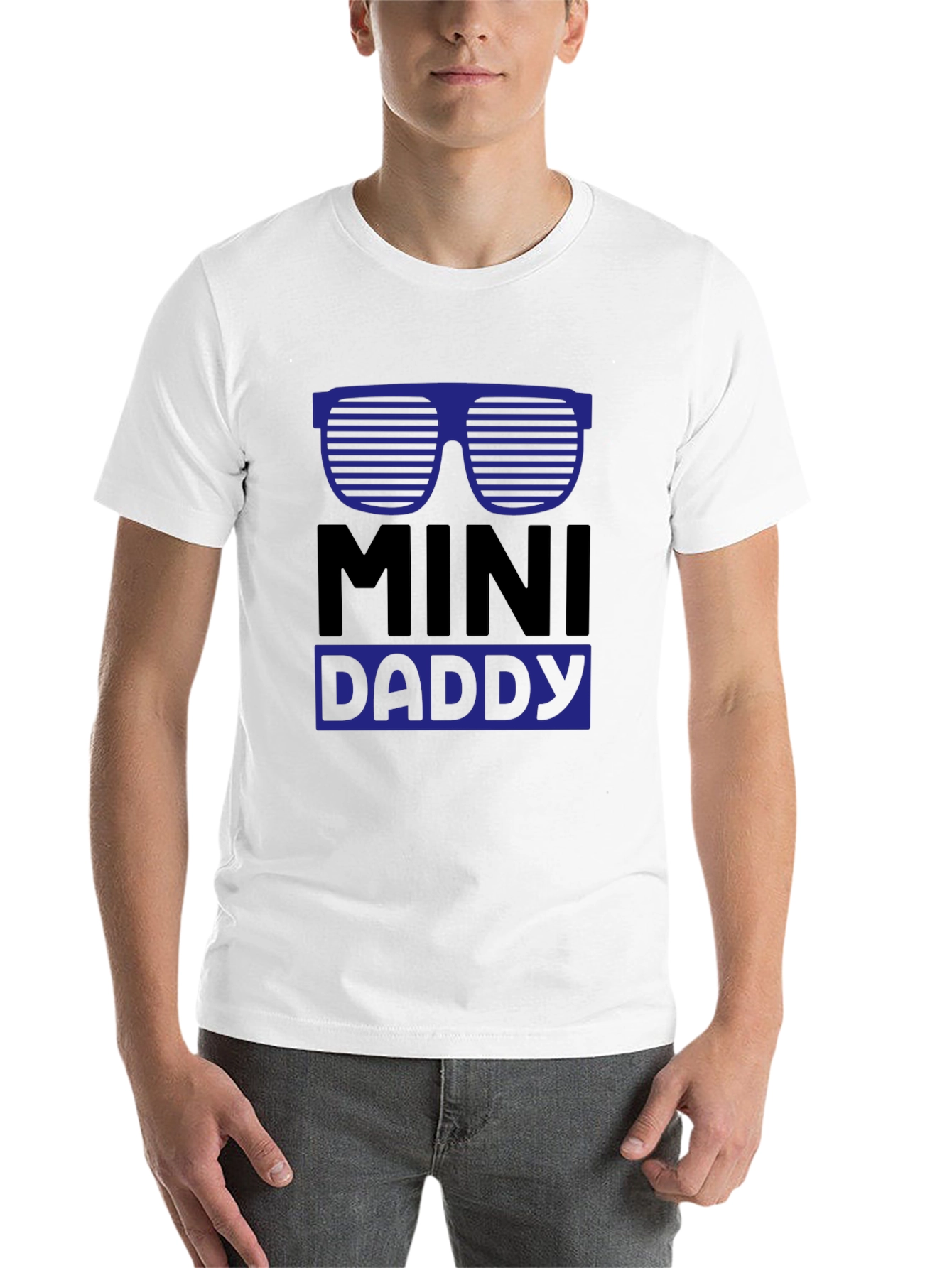 Black Mini Daddy T-Shirt, Funny Father's Day Gift view 14