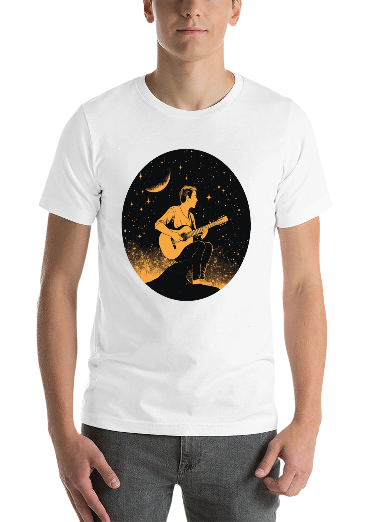 Guitarist Under the Stars Graphic Tee - 14