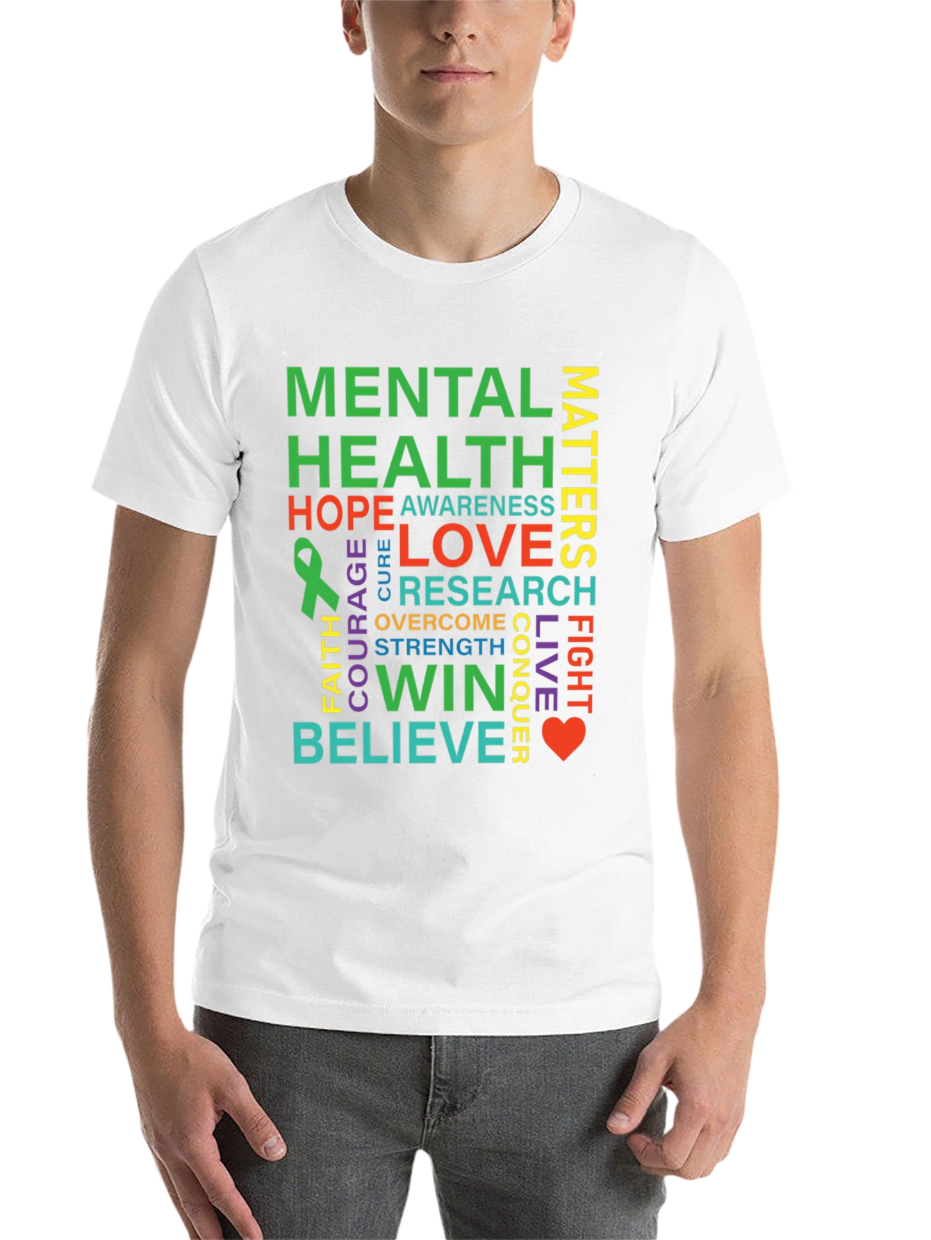 Black Mental Health Matters T-Shirt Awareness Tee view 14