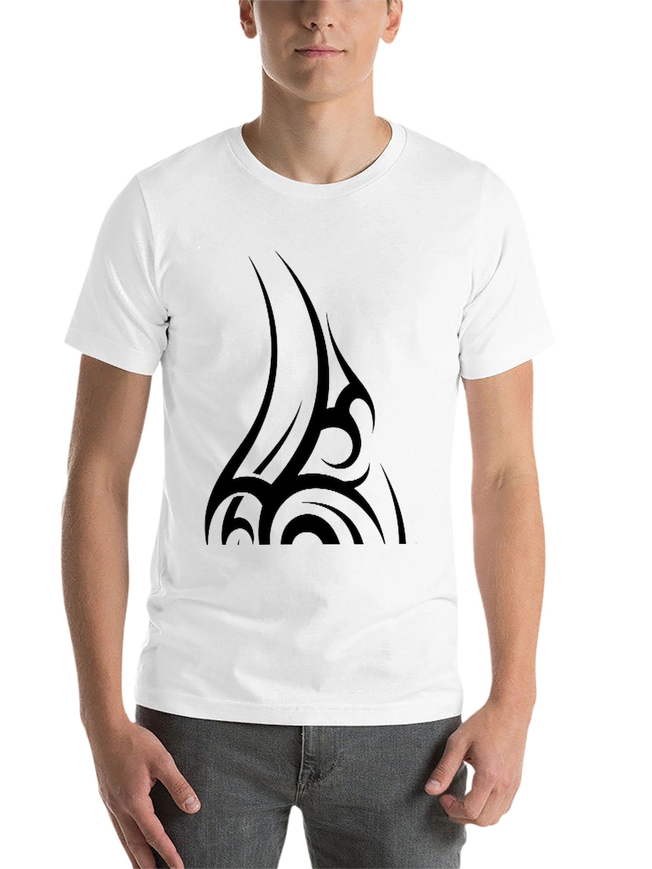 Black Tribal Tattoo Black T-Shirt view 14