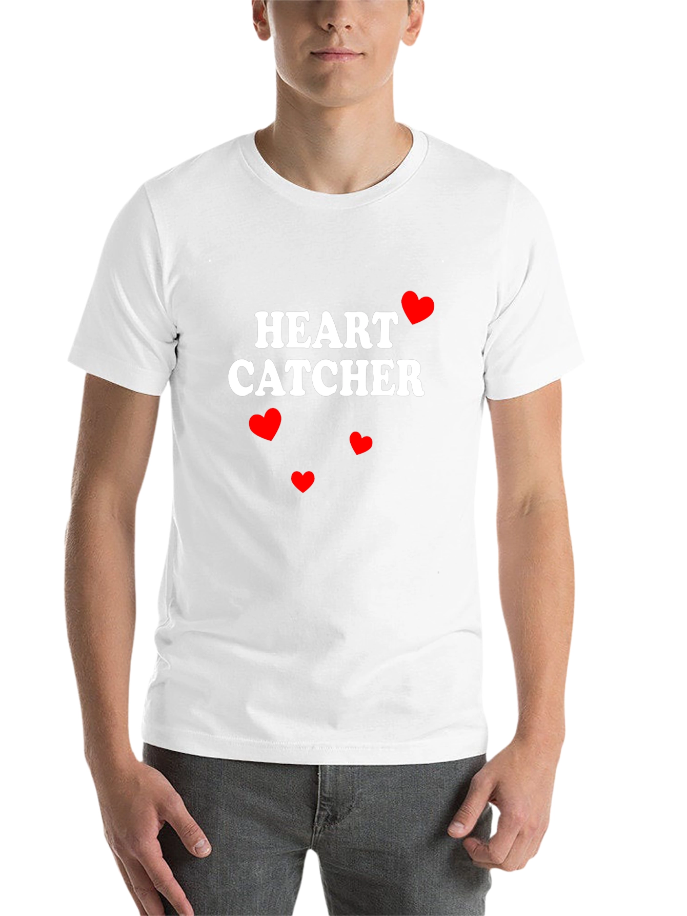 Black Heart Catcher Graphic Tee - Valentine's Day Ready view 14