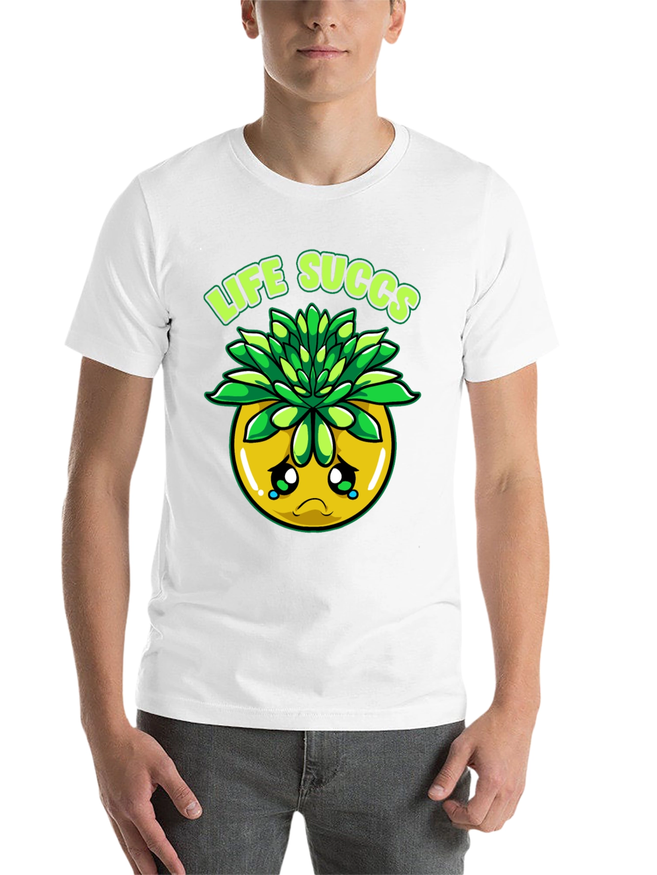 Black Life Succs T-Shirt - Funny Plant Pun Tee view 14
