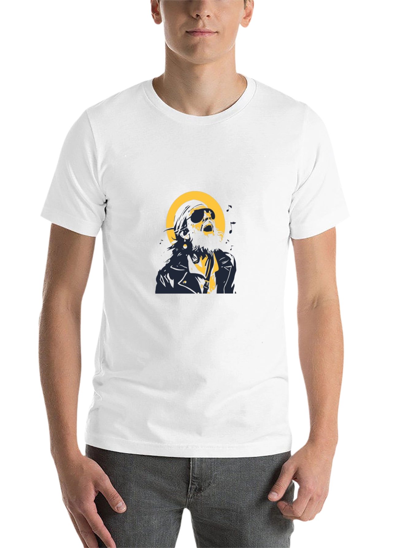Black Cool Graphic Tee - The Dude view 14