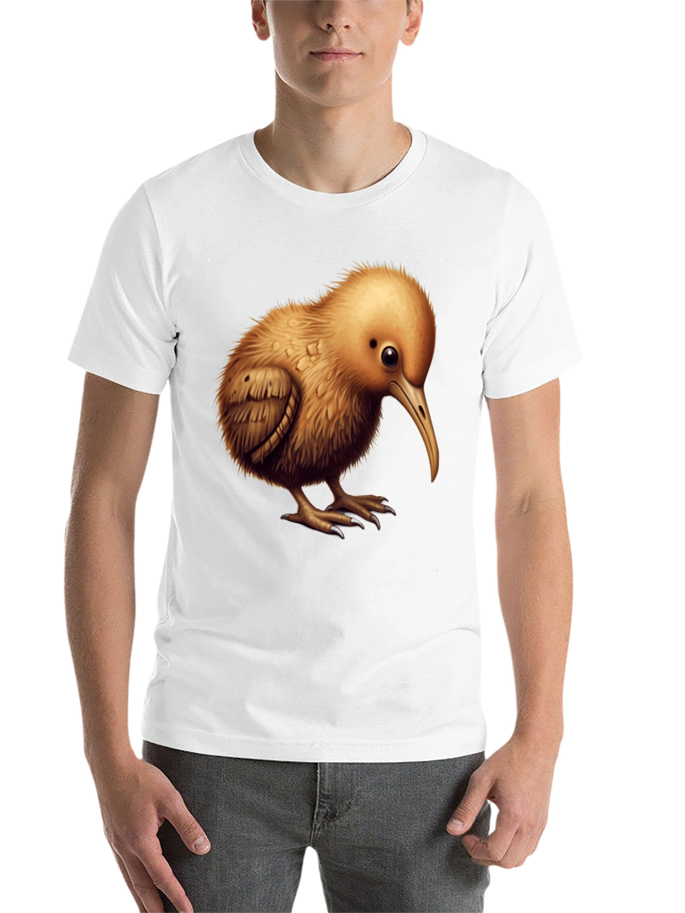 Black Kiwi Bird Graphic T-Shirt - Unique Animal Design view 14