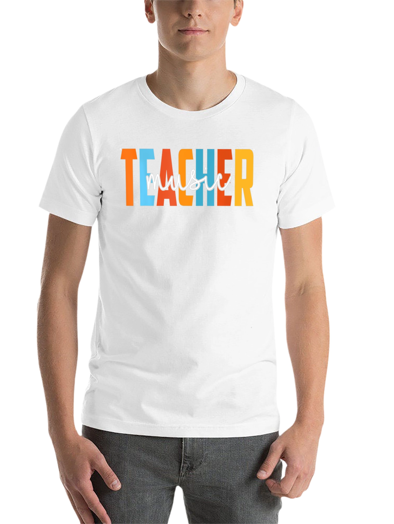 Black Music Teacher Graphic T-Shirt view 14