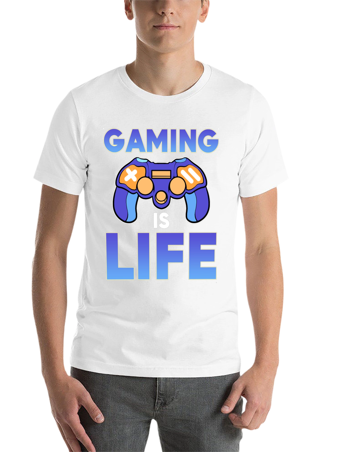 Black Gaming Is Life T-Shirt, Gamer Apparel view 14