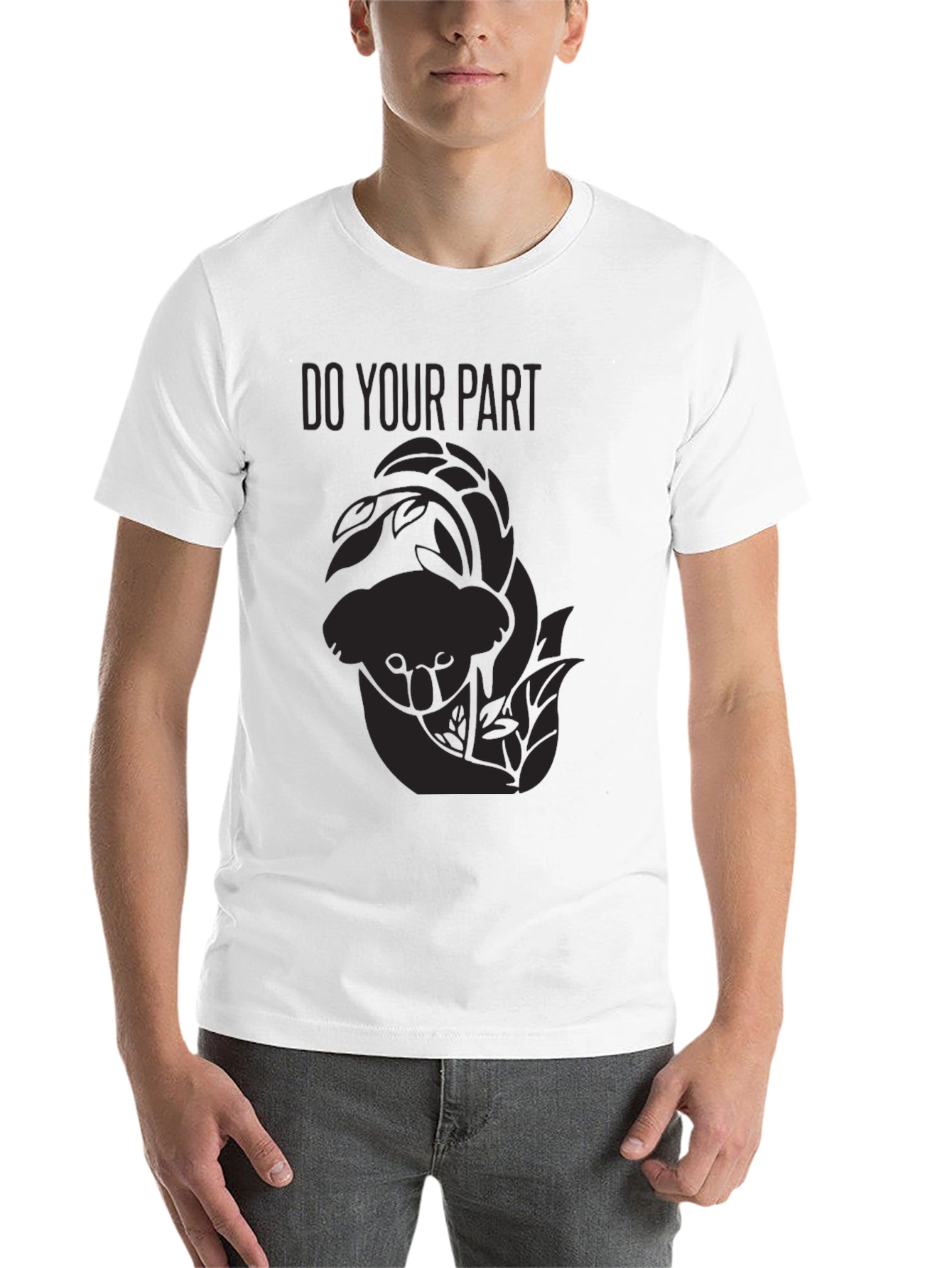 Black Do Your Part Koala Tee - Conservation T-Shirt view 14