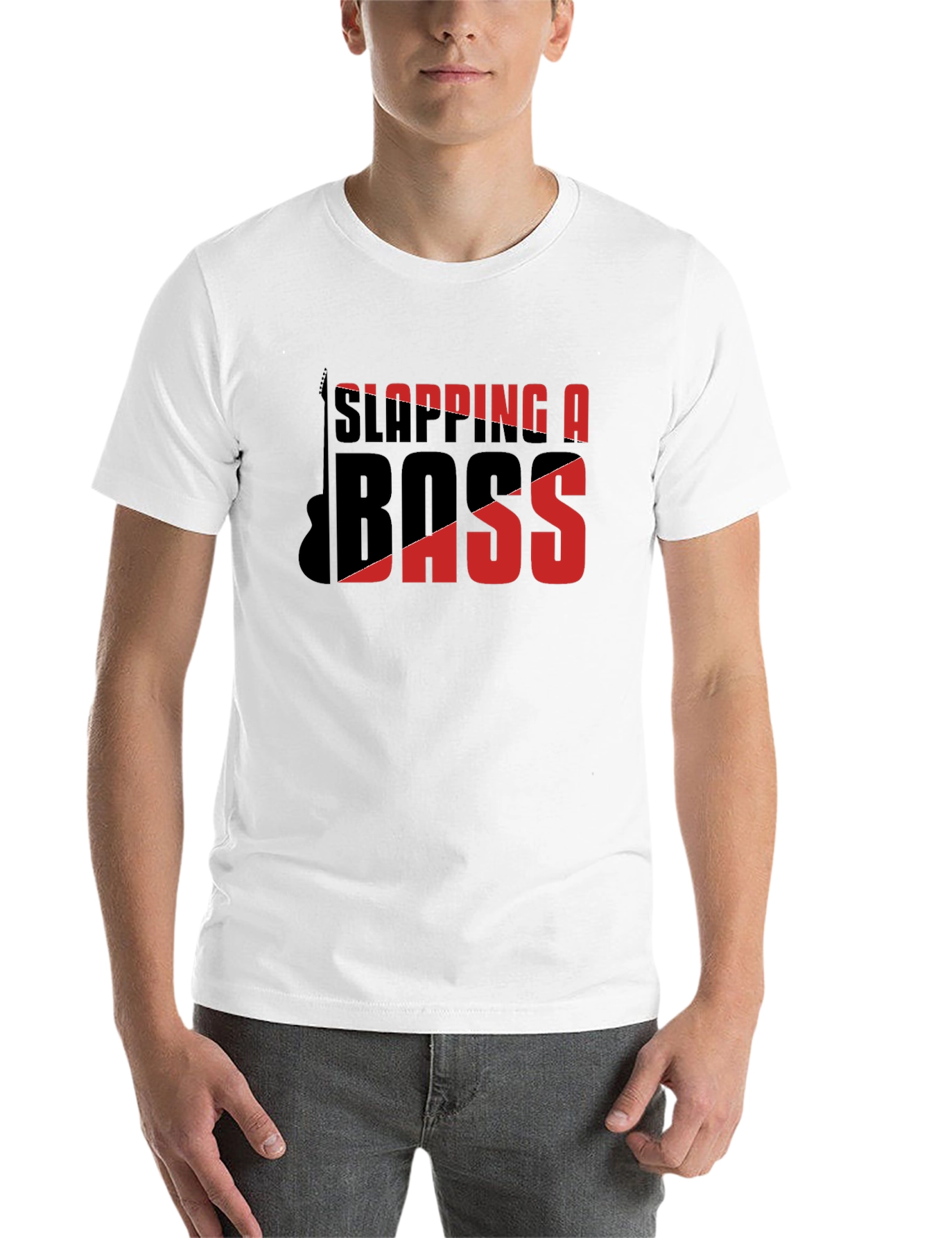 Black Slapping A Bass T-Shirt - Music Lover Tee view 14