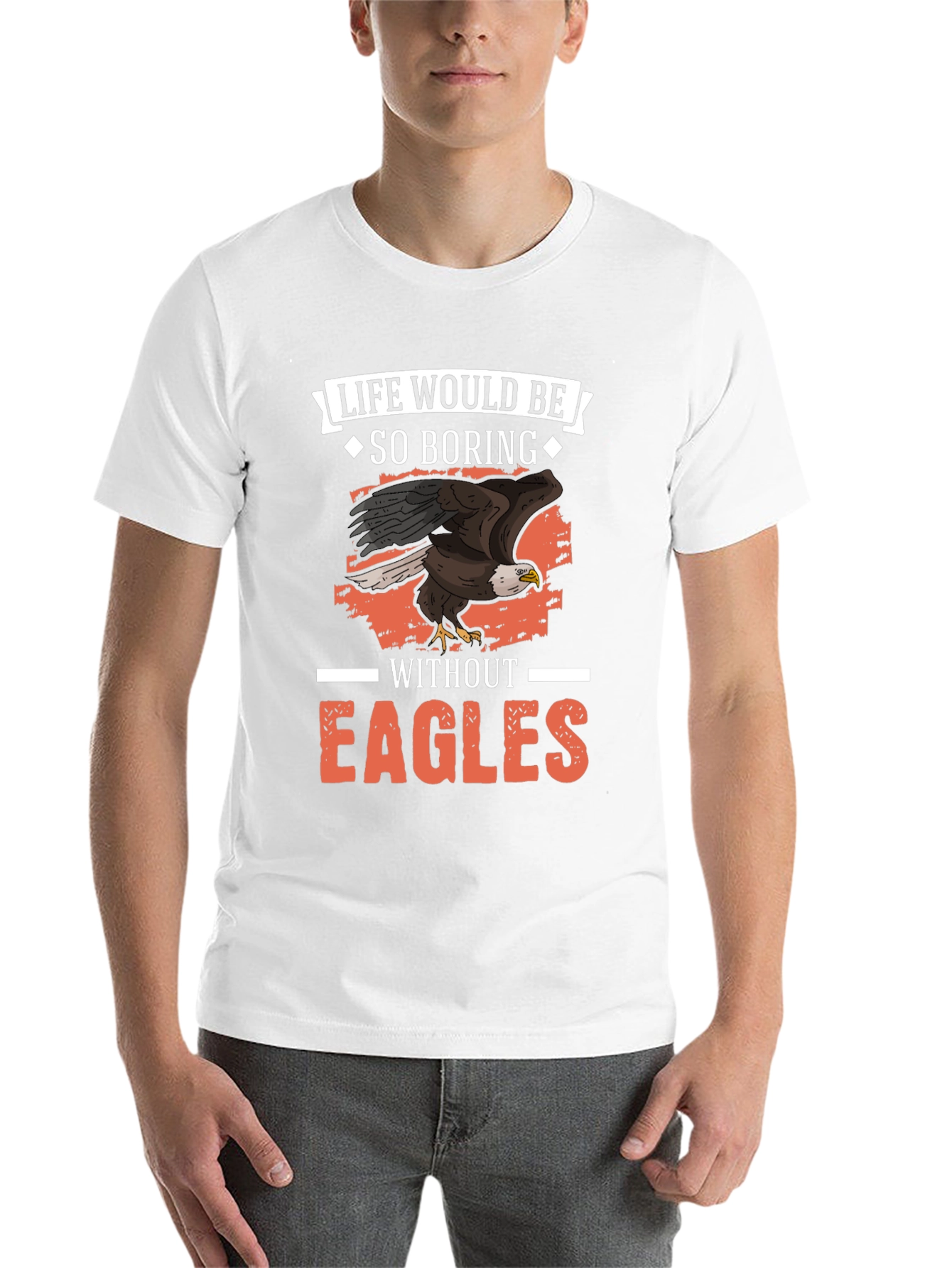 Black Life Would Be So Boring Without Eagles Graphic Tee view 14