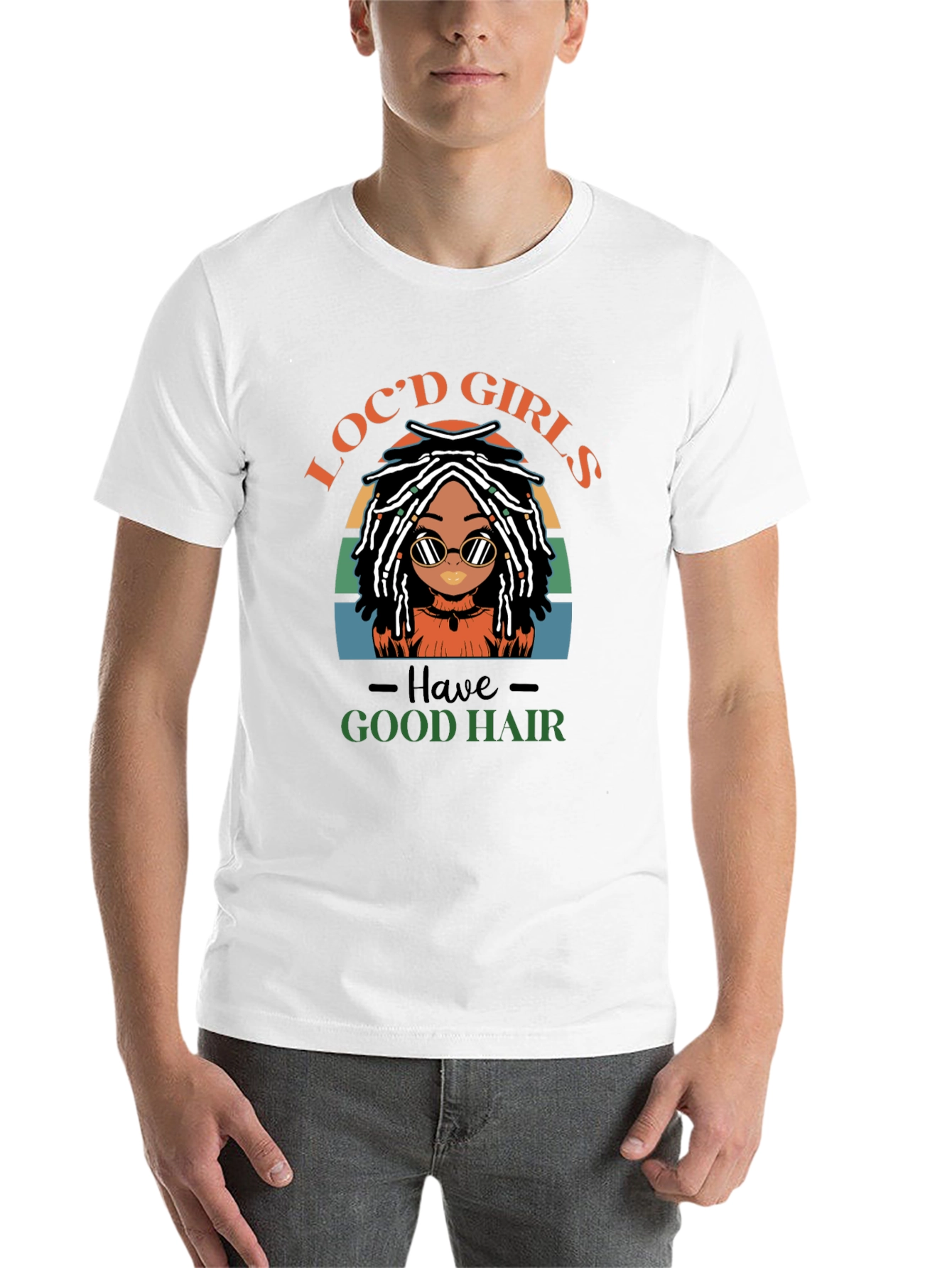 Black Loc'd Girls Have Good Hair T-Shirt view 14