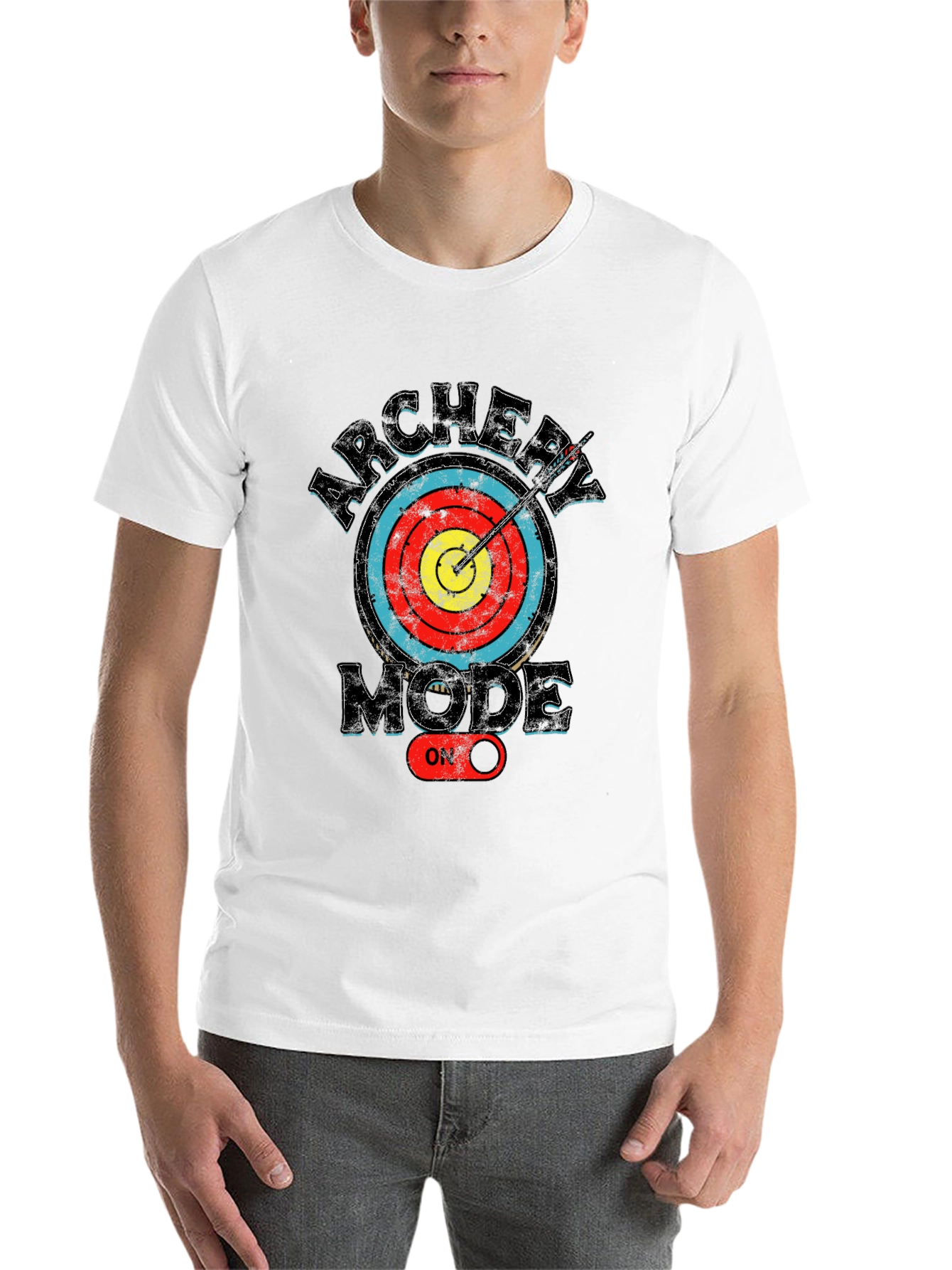 Black Archery Mode On T-Shirt view 14