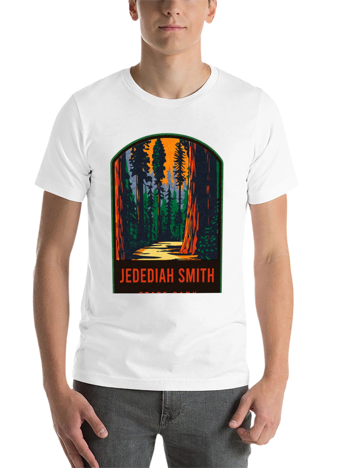 Black Jedediah Smith State Park T-Shirt view 14