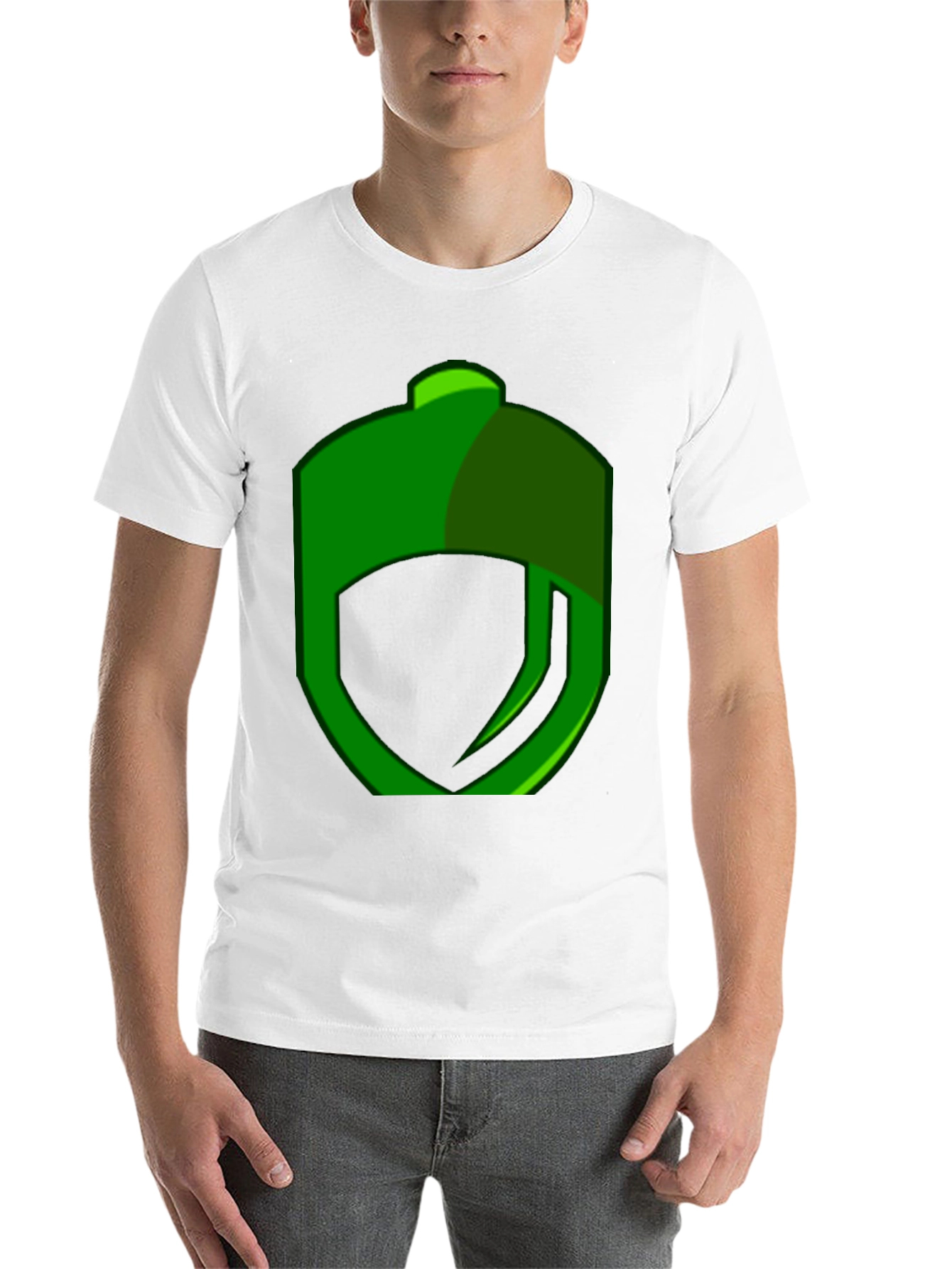 Black Green Logo Graphic T-Shirt view 14