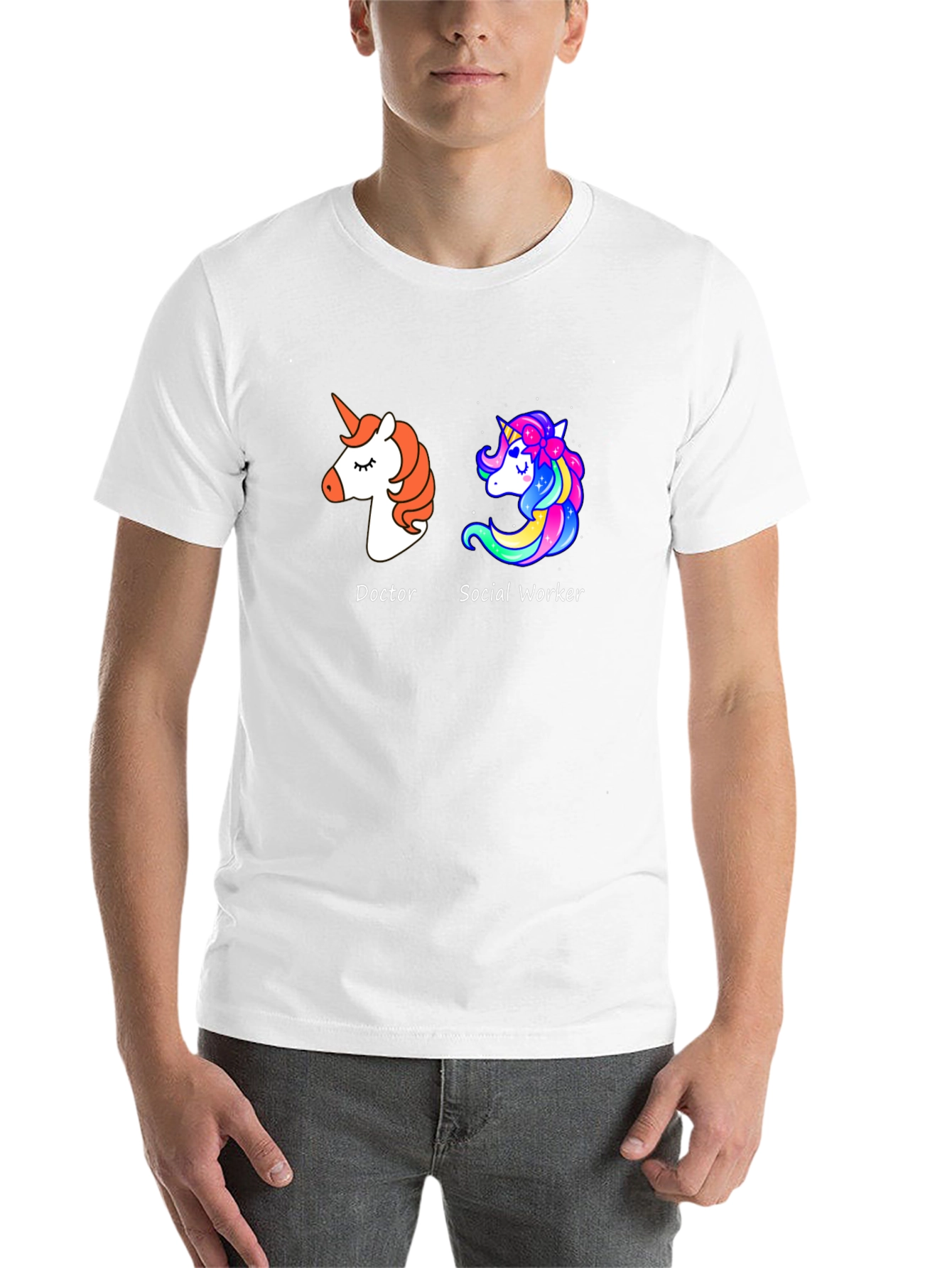 Doctor and Social Worker Unicorn T-Shirt - 14