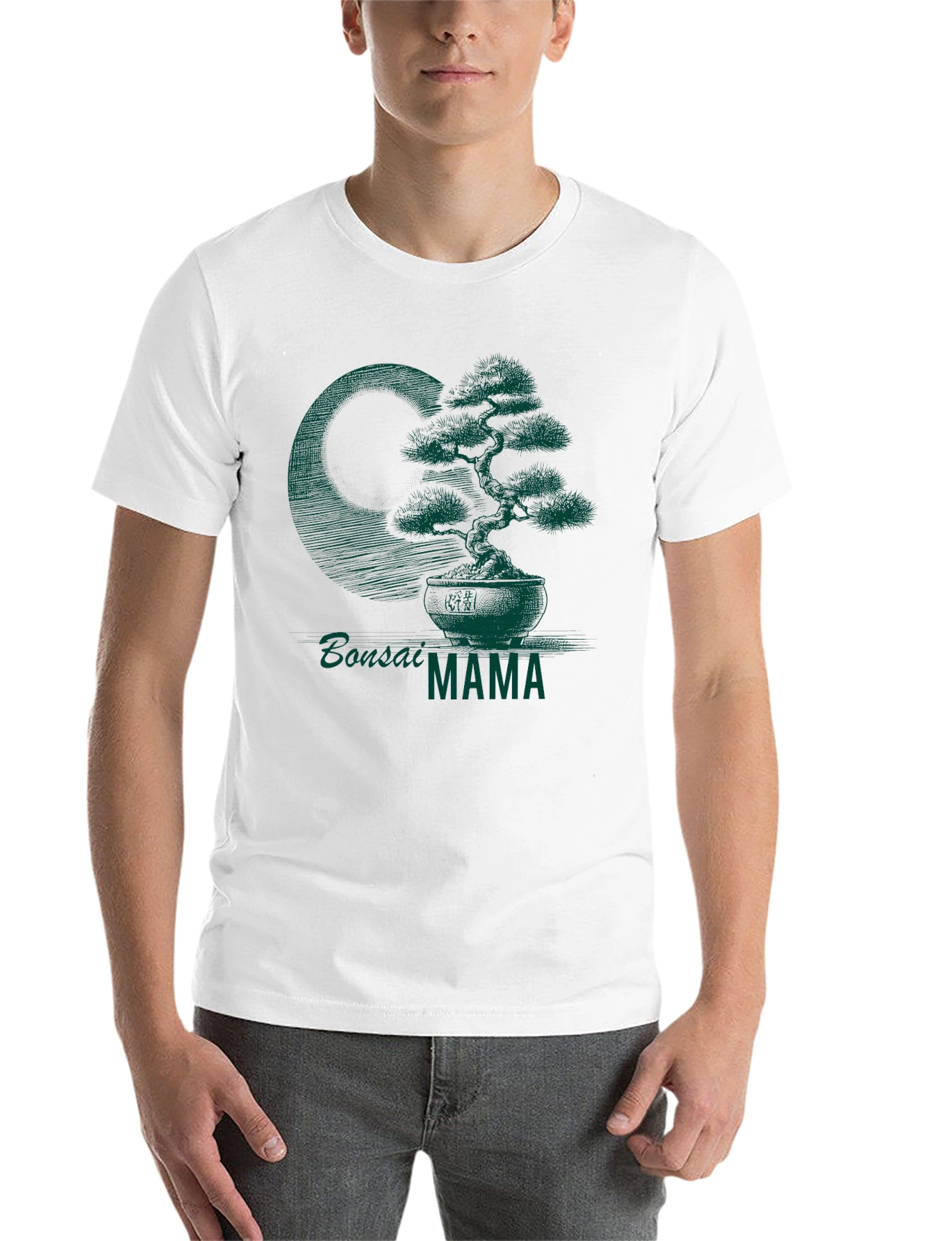 Black Bonsai Mama Graphic Tee - Stylish Plant Lover Shirt view 14