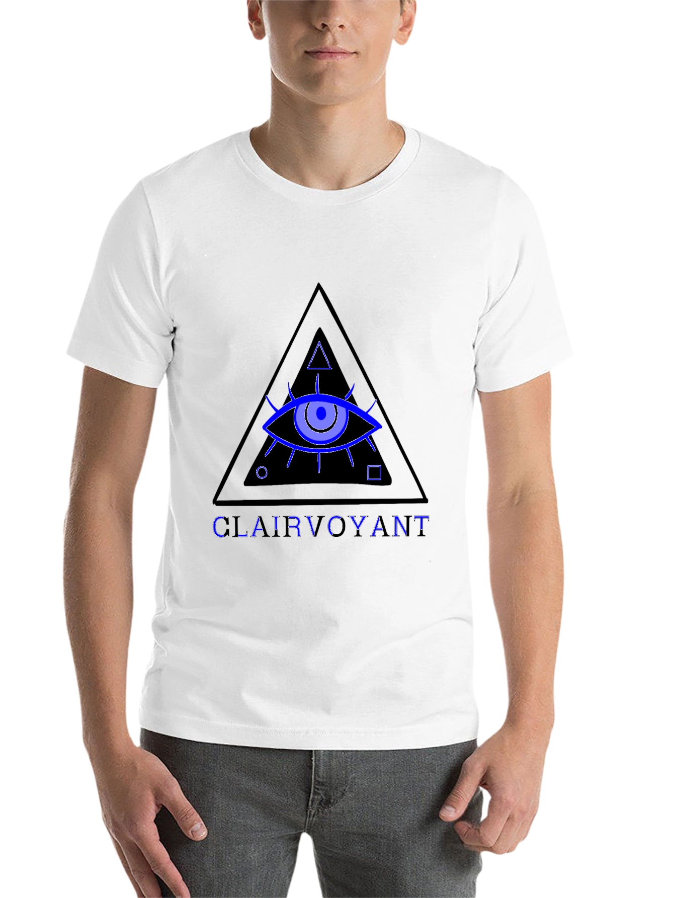 Black Clairvoyant T-Shirt - All Seeing Eye Graphic Tee view 14