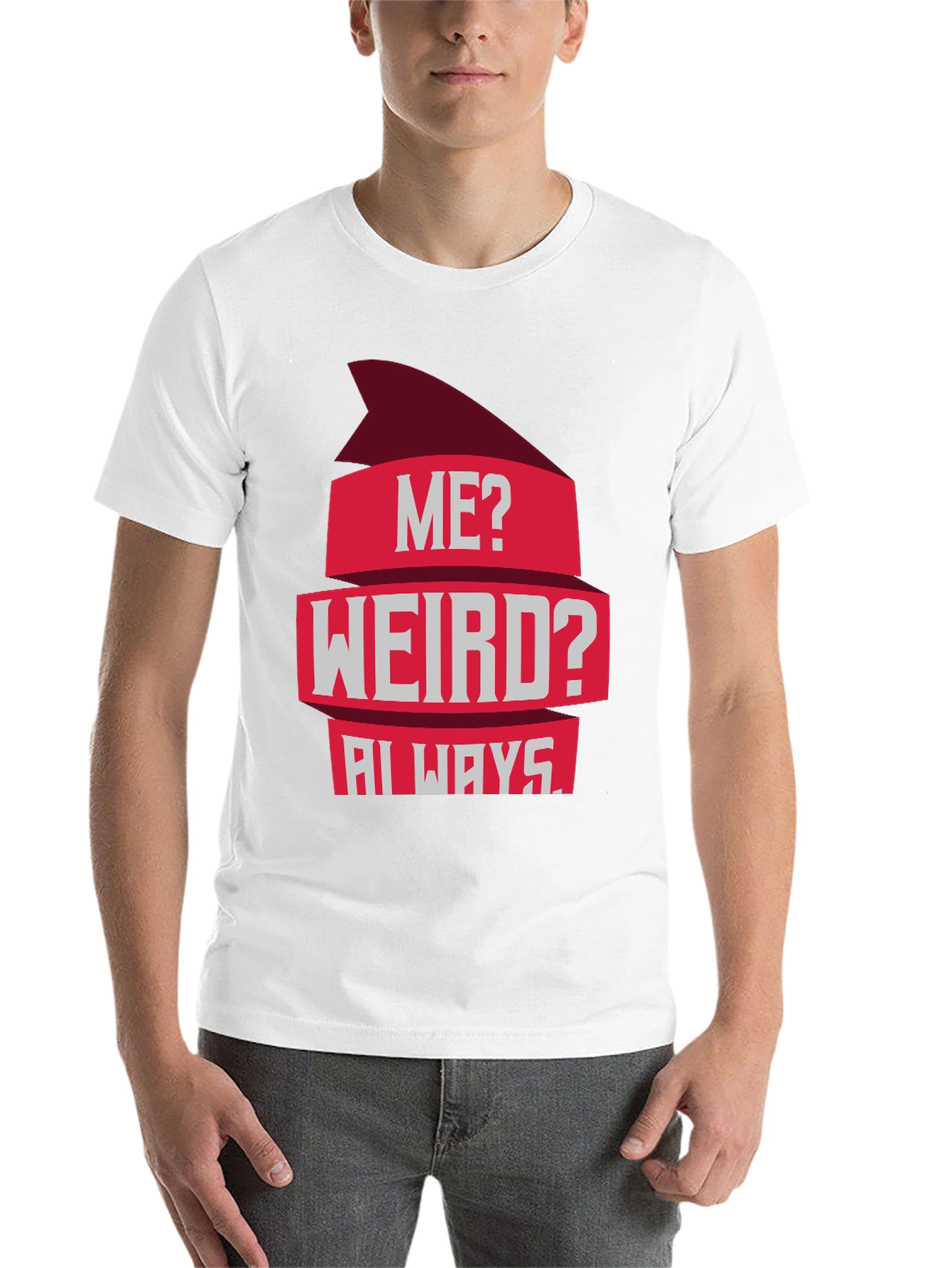 Black Me? Weird? Always! Graphic Tee - Casual Style view 14