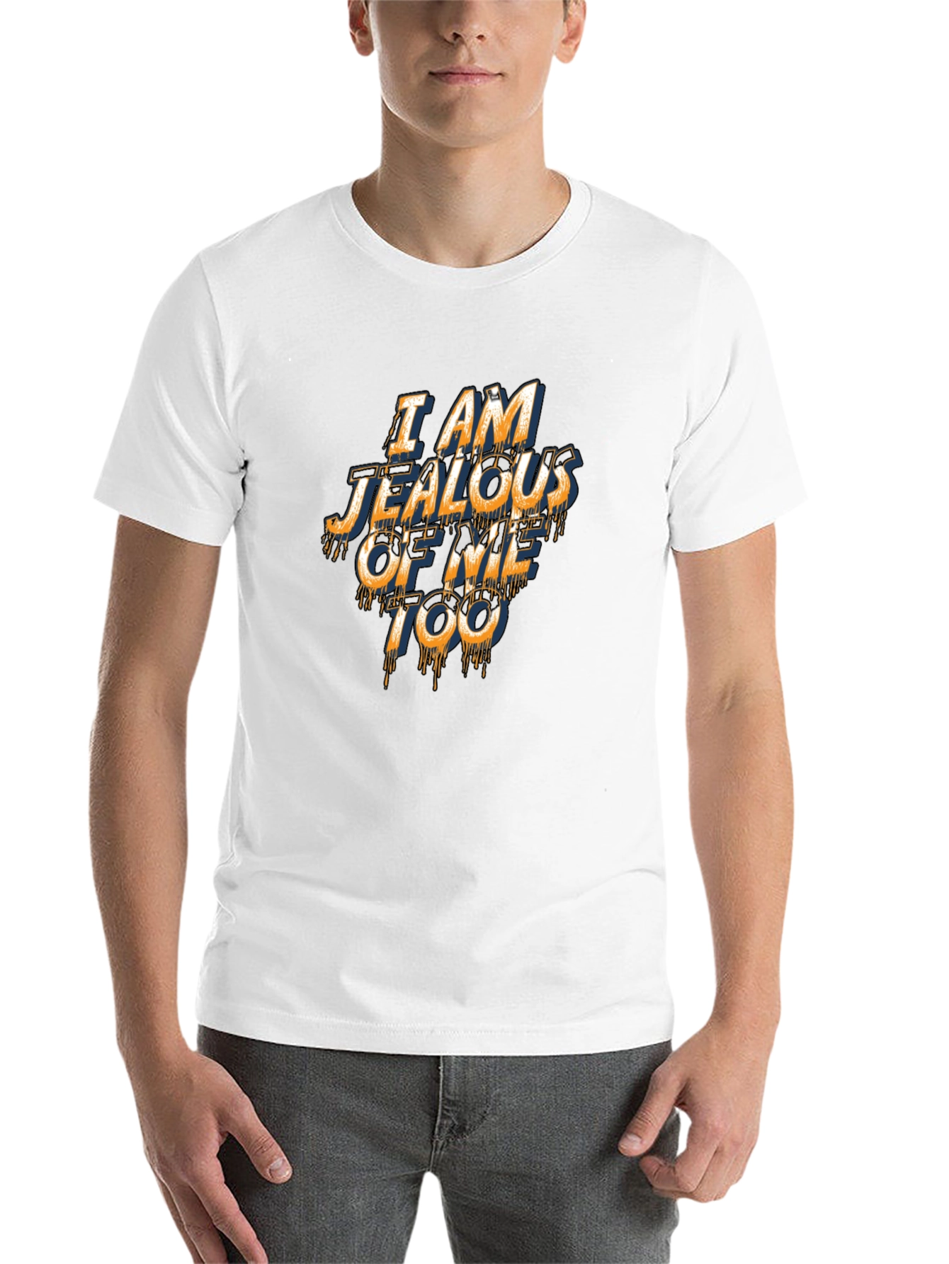 Black I Am Jealous of Me Too Graphic Tee view 14
