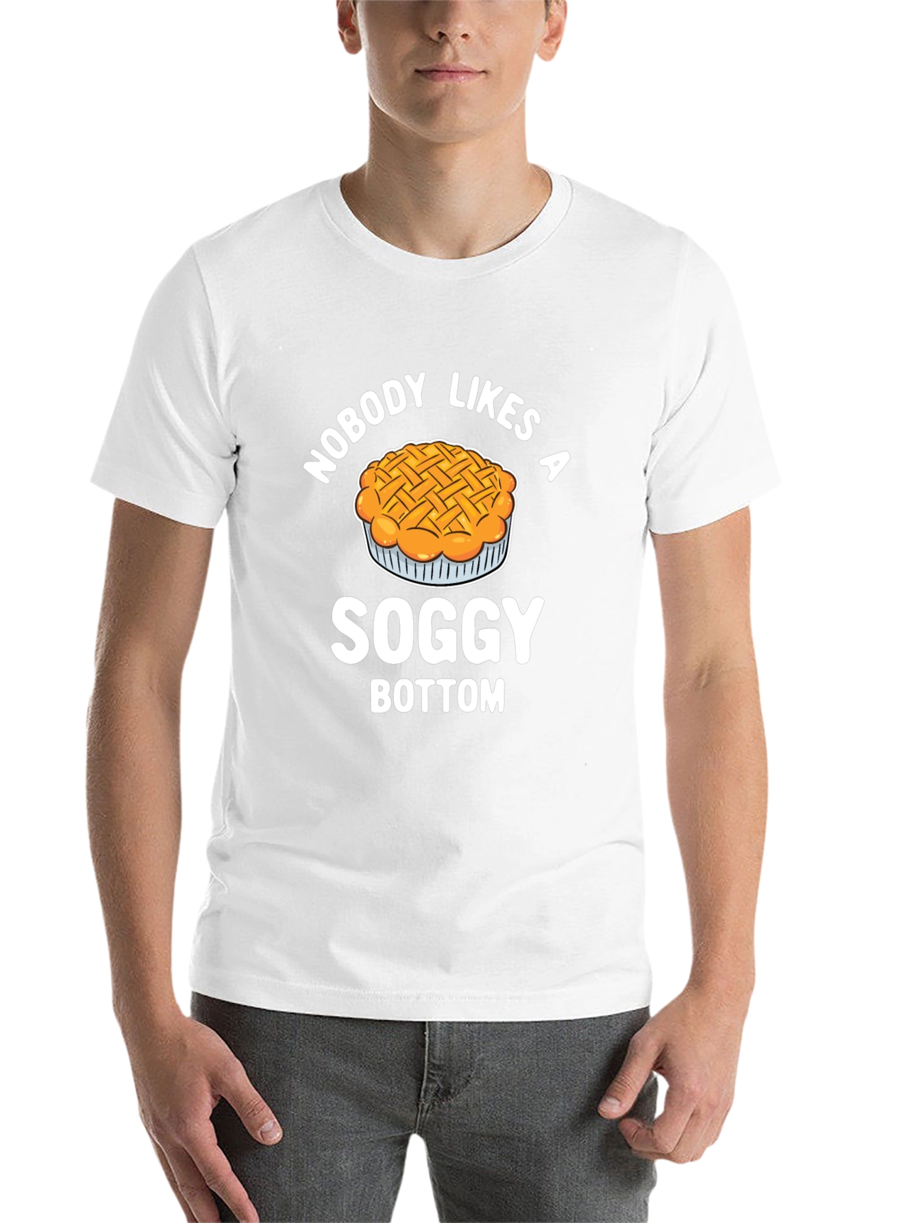 Black Soggy Bottom Pie T-Shirt Funny Foodie Tee view 14