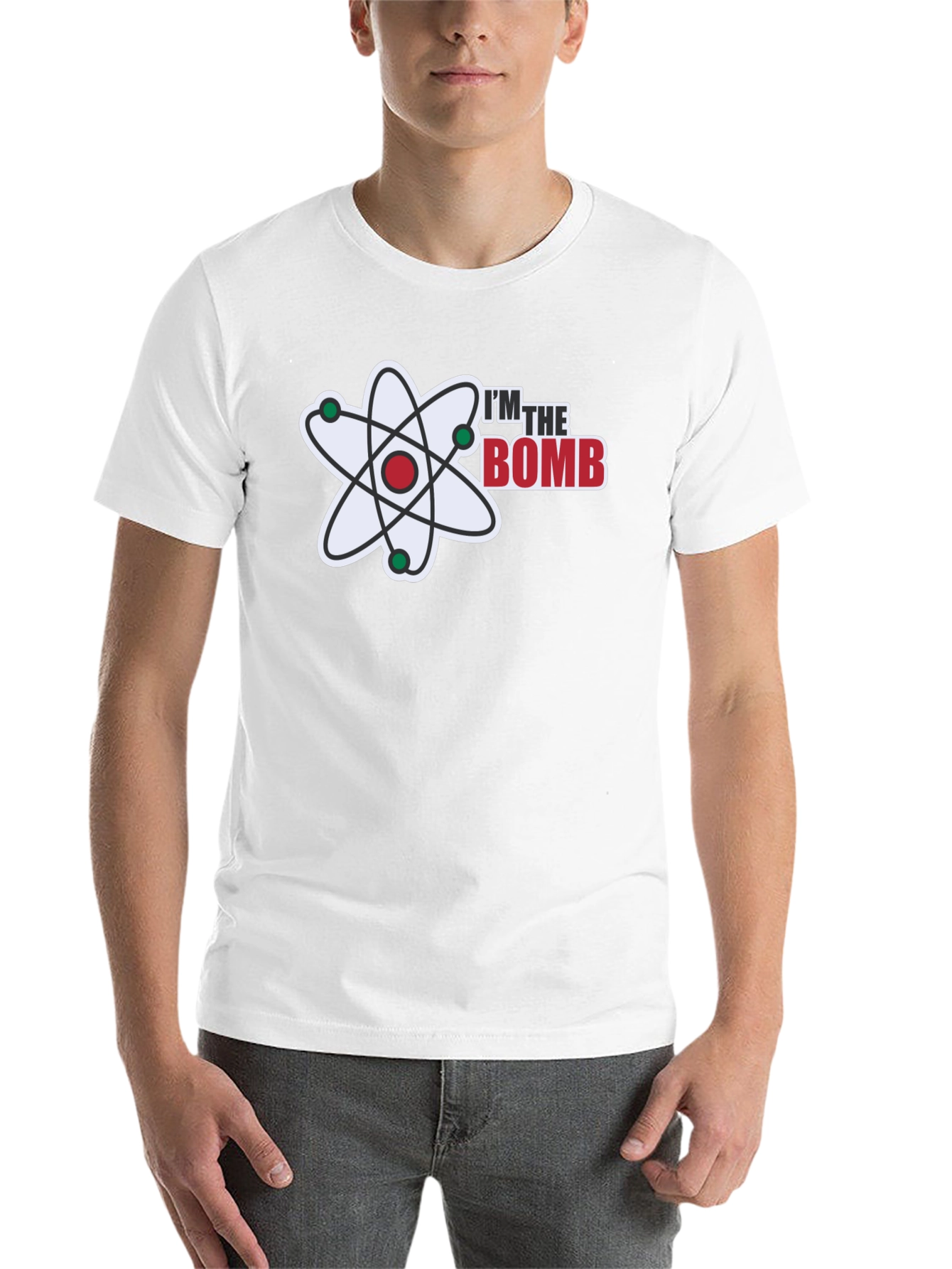 Black I'm the Bomb T-Shirt - Atomic Design view 14