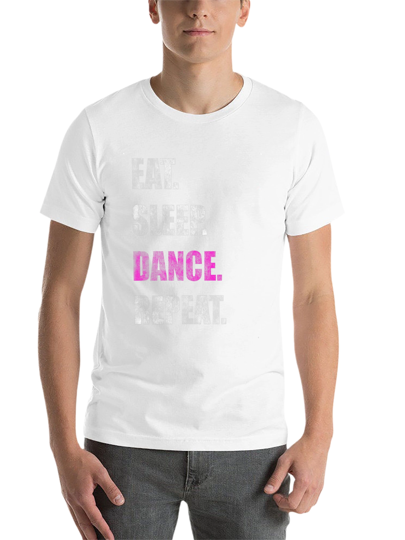 Black Eat Sleep Dance Repeat Black T-Shirt view 14