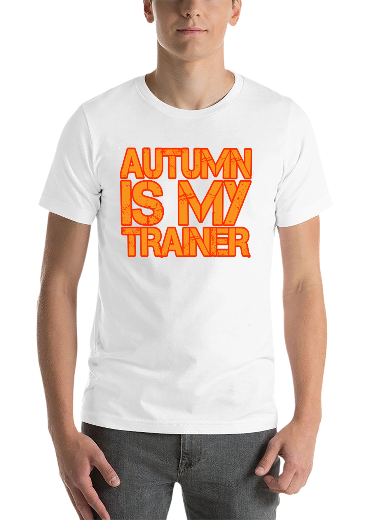Black Autumn is My Trainer Graphic T-Shirt view 14