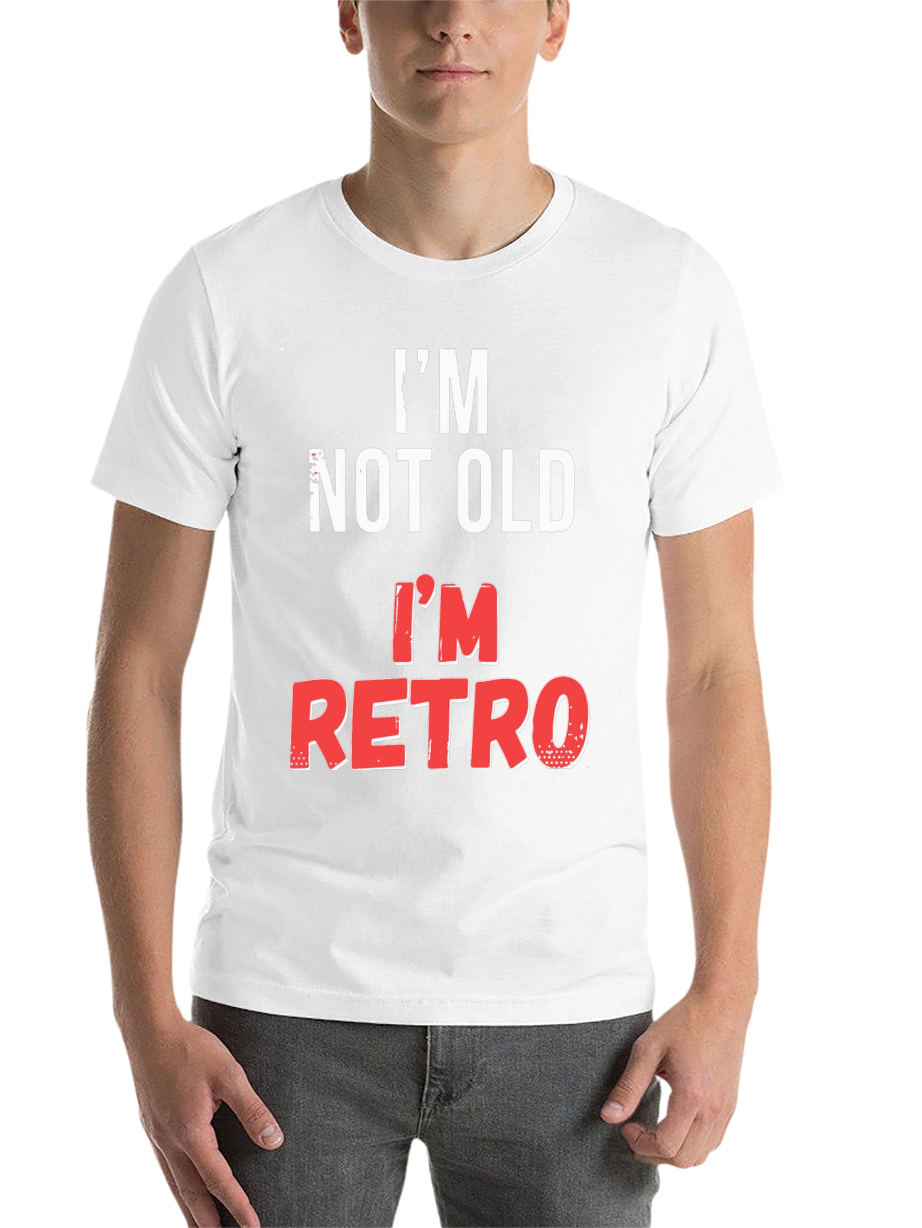 Black I'm Not Old, I'm Retro T-Shirt view 14