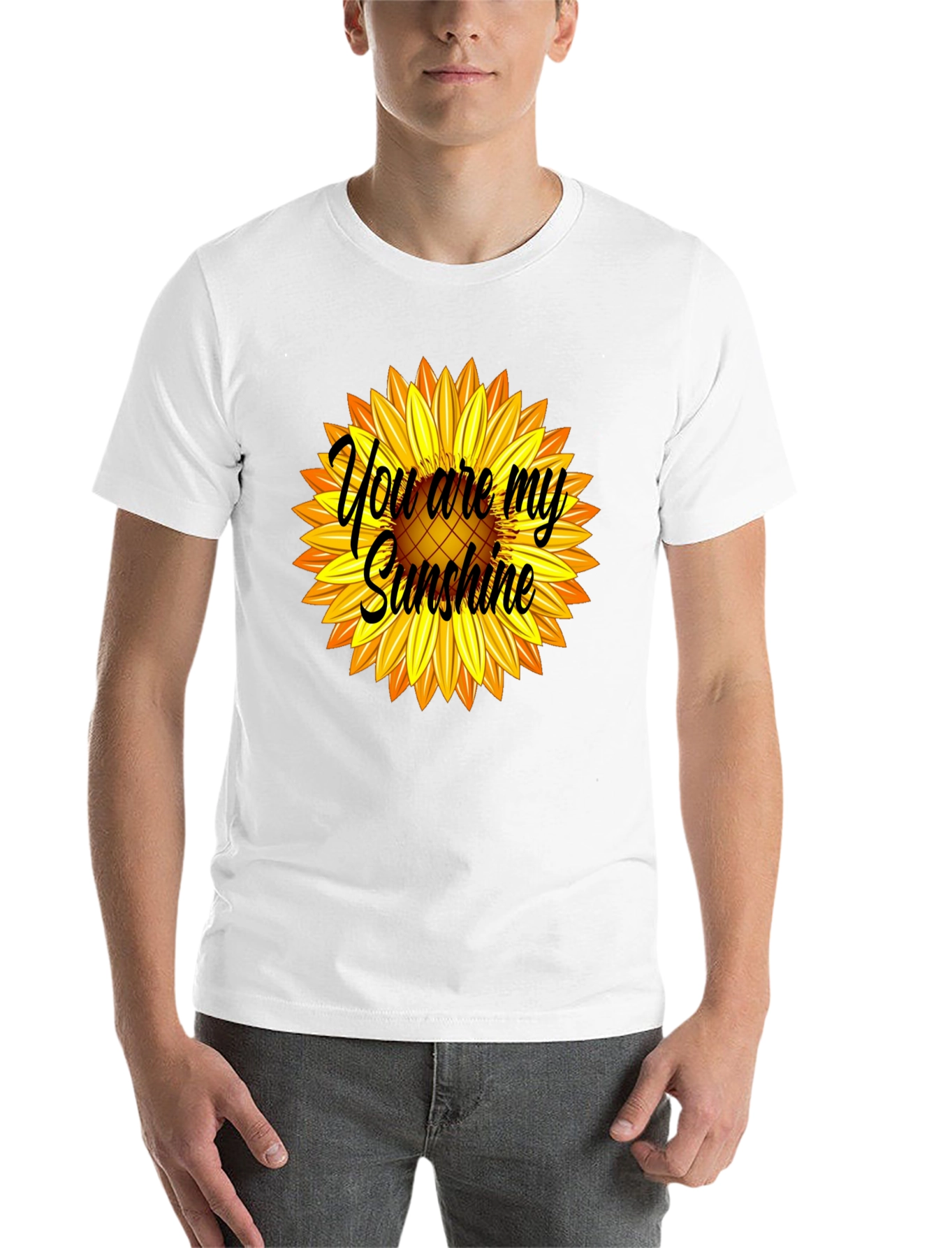 Black You Are My Sunshine Sunflower Graphic Tee view 14