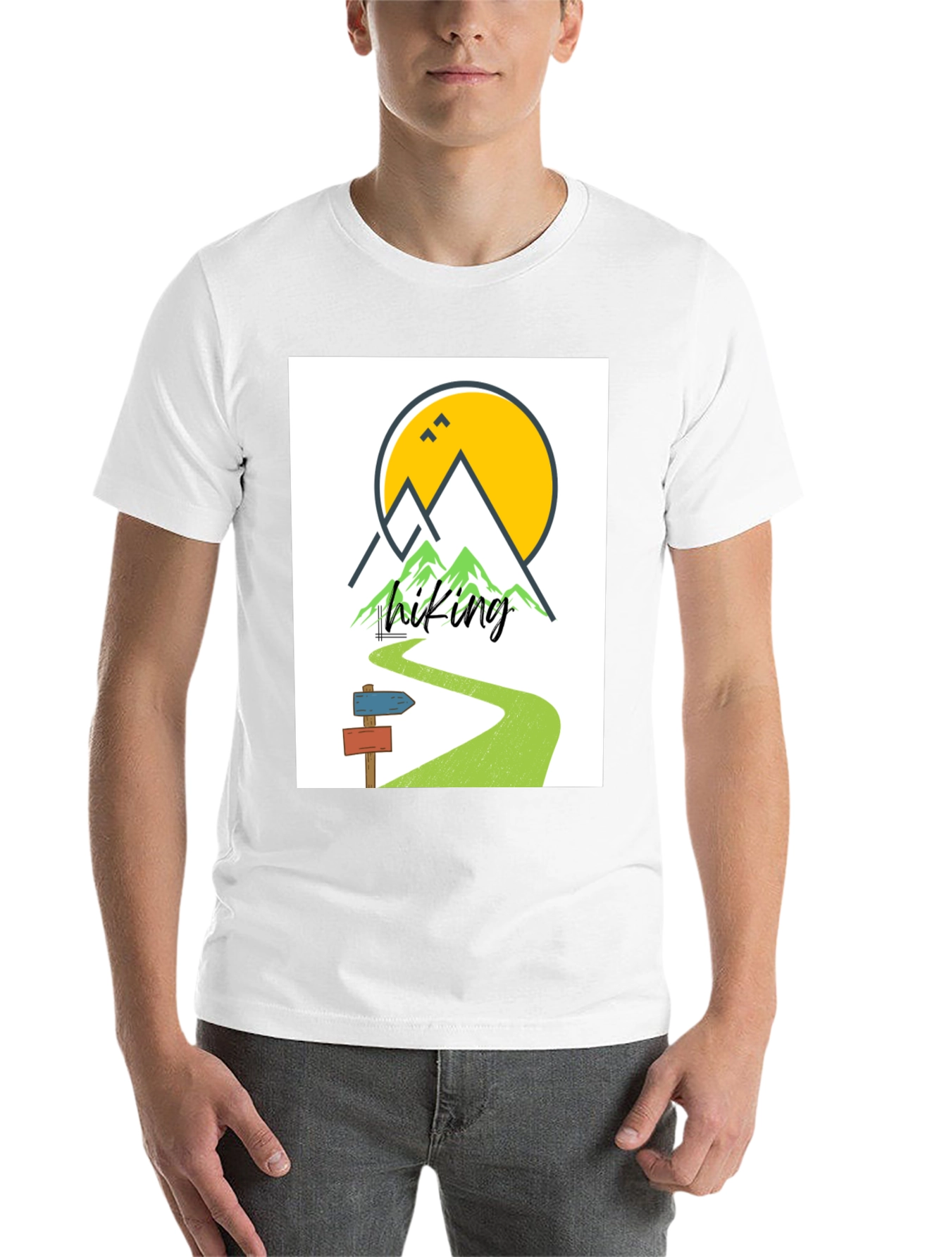 Black Hiking Adventure T-Shirt - Nature Explorer Tee view 14