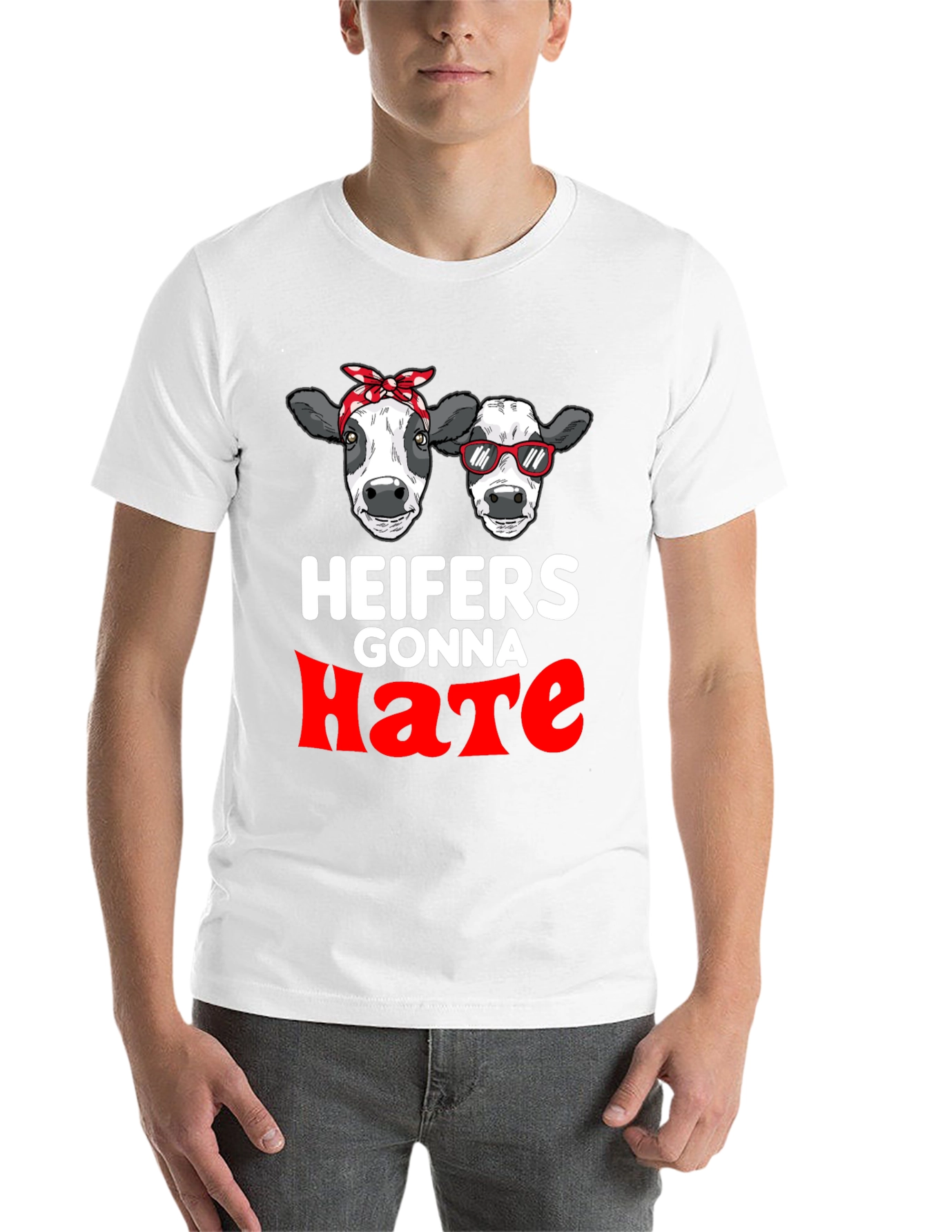 Black Heifers Gonna Hate Graphic T-Shirt view 14