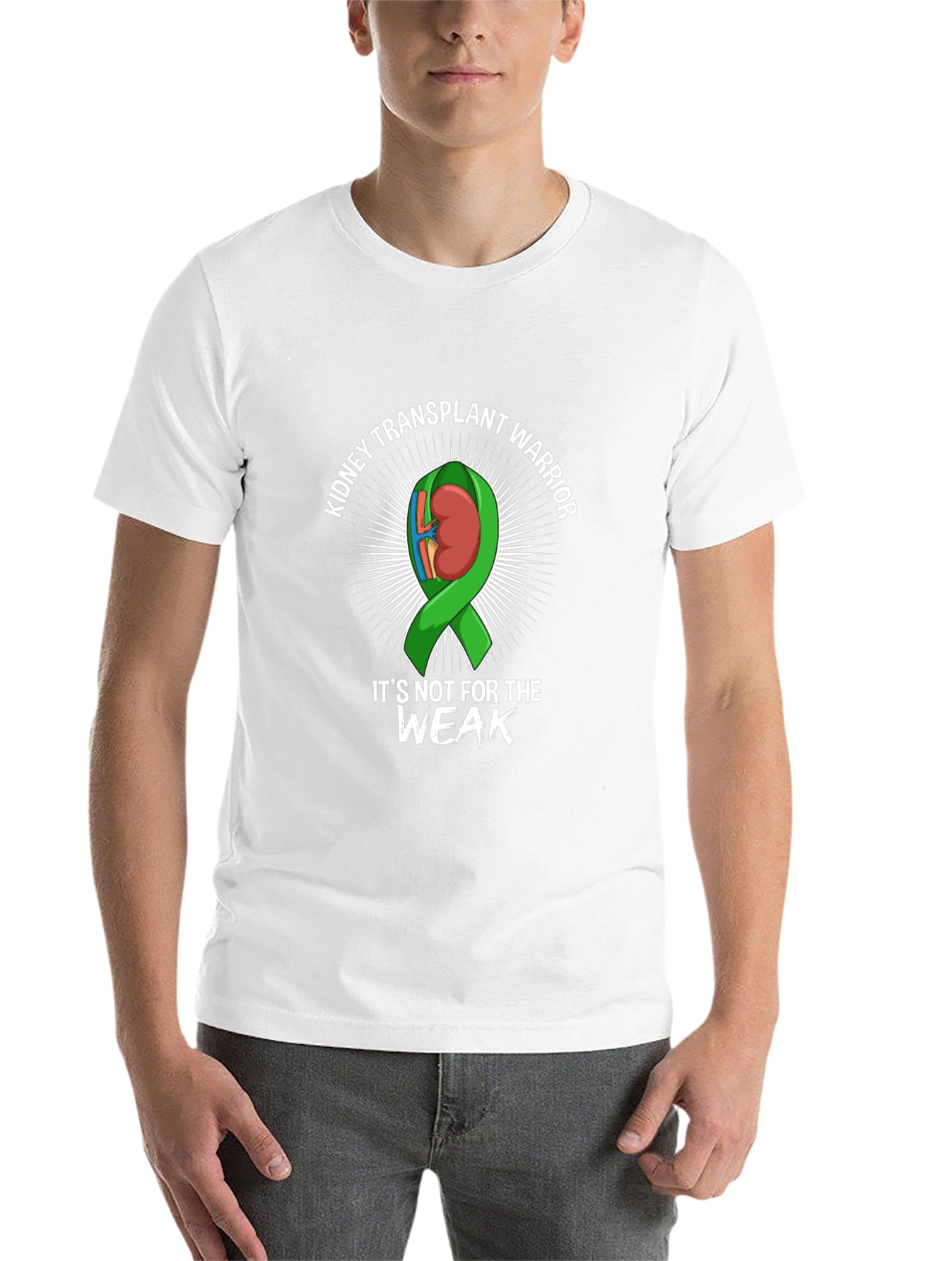 Black Kidney Transplant Warrior Graphic Tee view 14