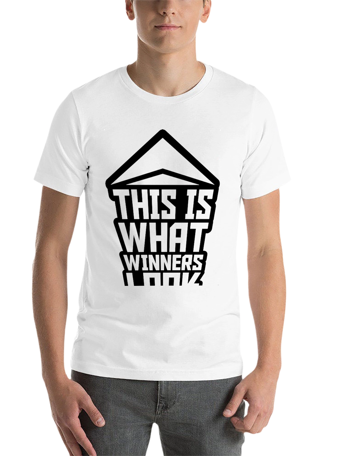 Black This Is What Winners Look Like - Black T-Shirt view 14