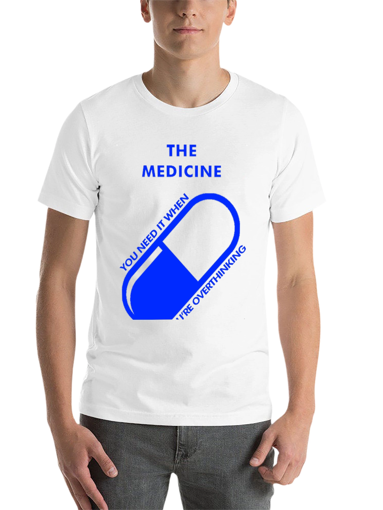 Black The Medicine T-Shirt - Overthinking Relief view 14