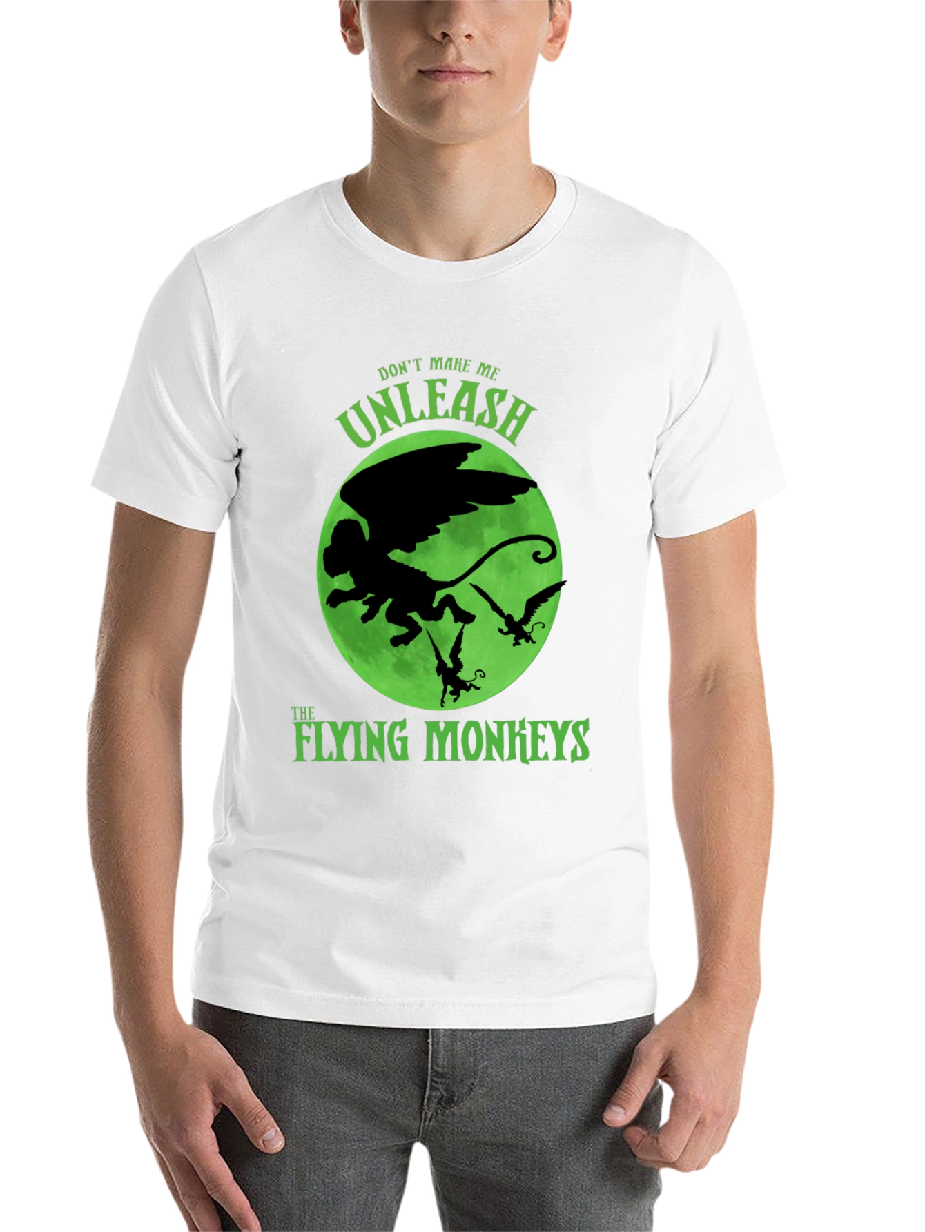 Black Flying Monkeys Graphic T-Shirt view 14