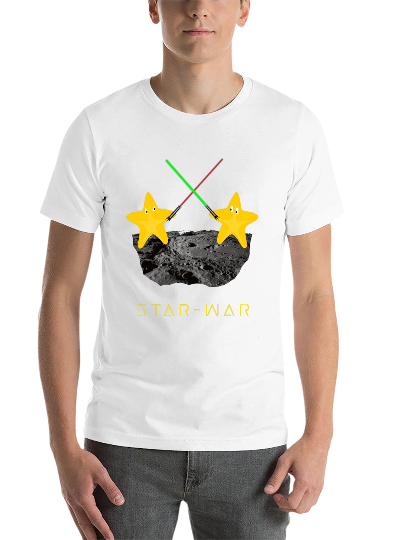 Black Star-War Funny T-Shirt view 14