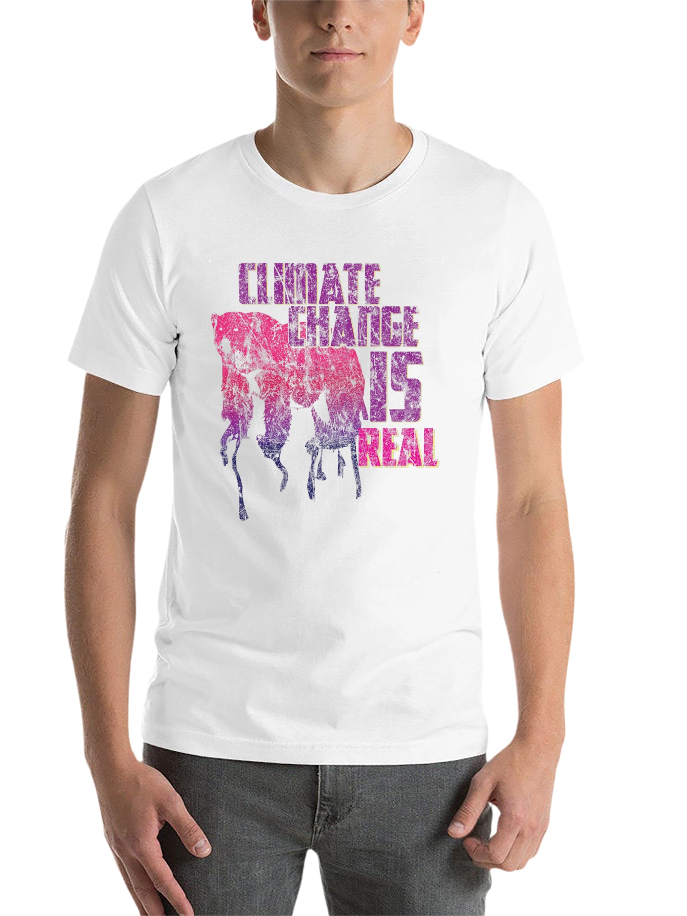Black Climate Change Awareness Graphic Tee view 14