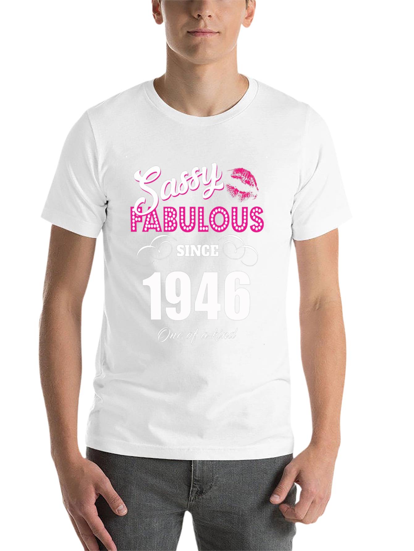 Black Sassy Fabulous Since 1946 Graphic T-Shirt view 14