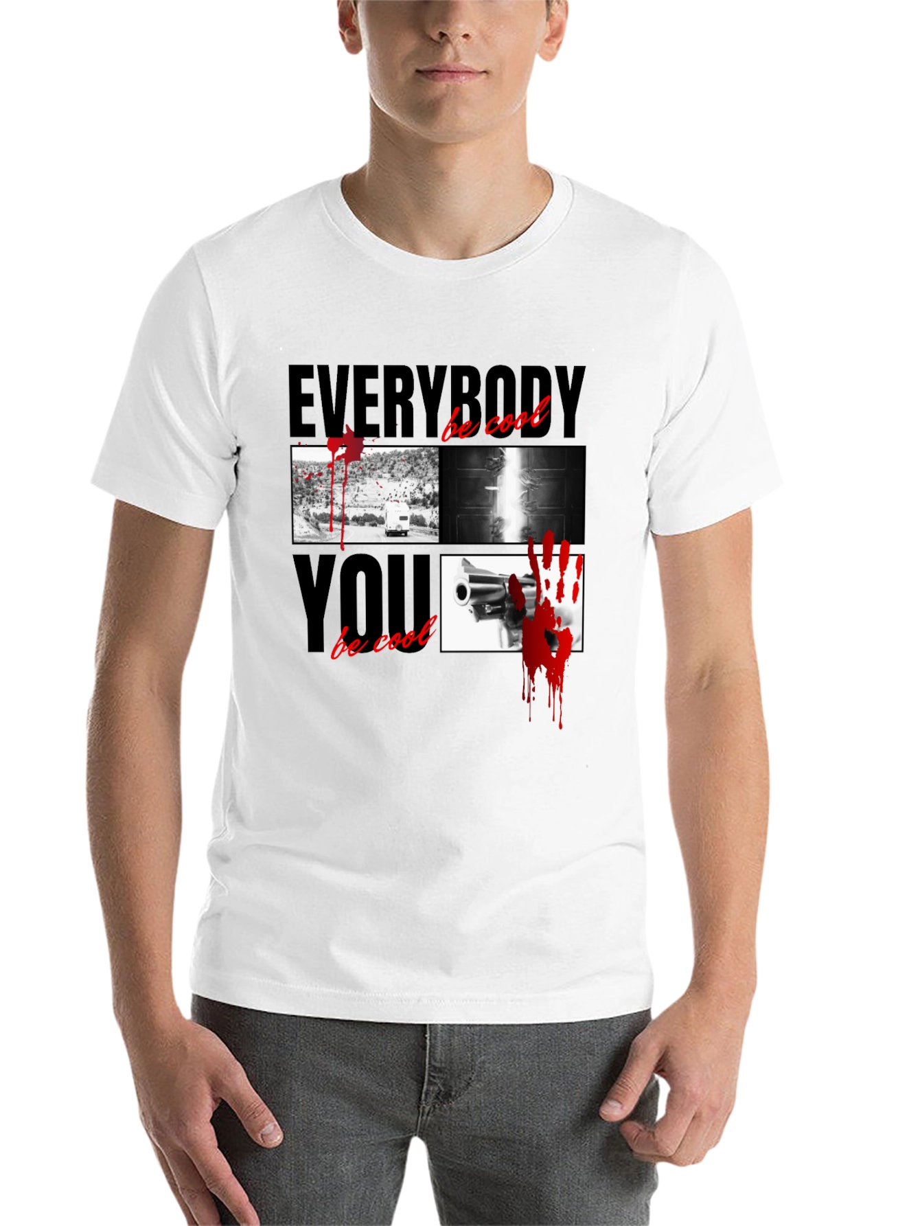 Everybody Be Cool Men's Graphic Tee - 14