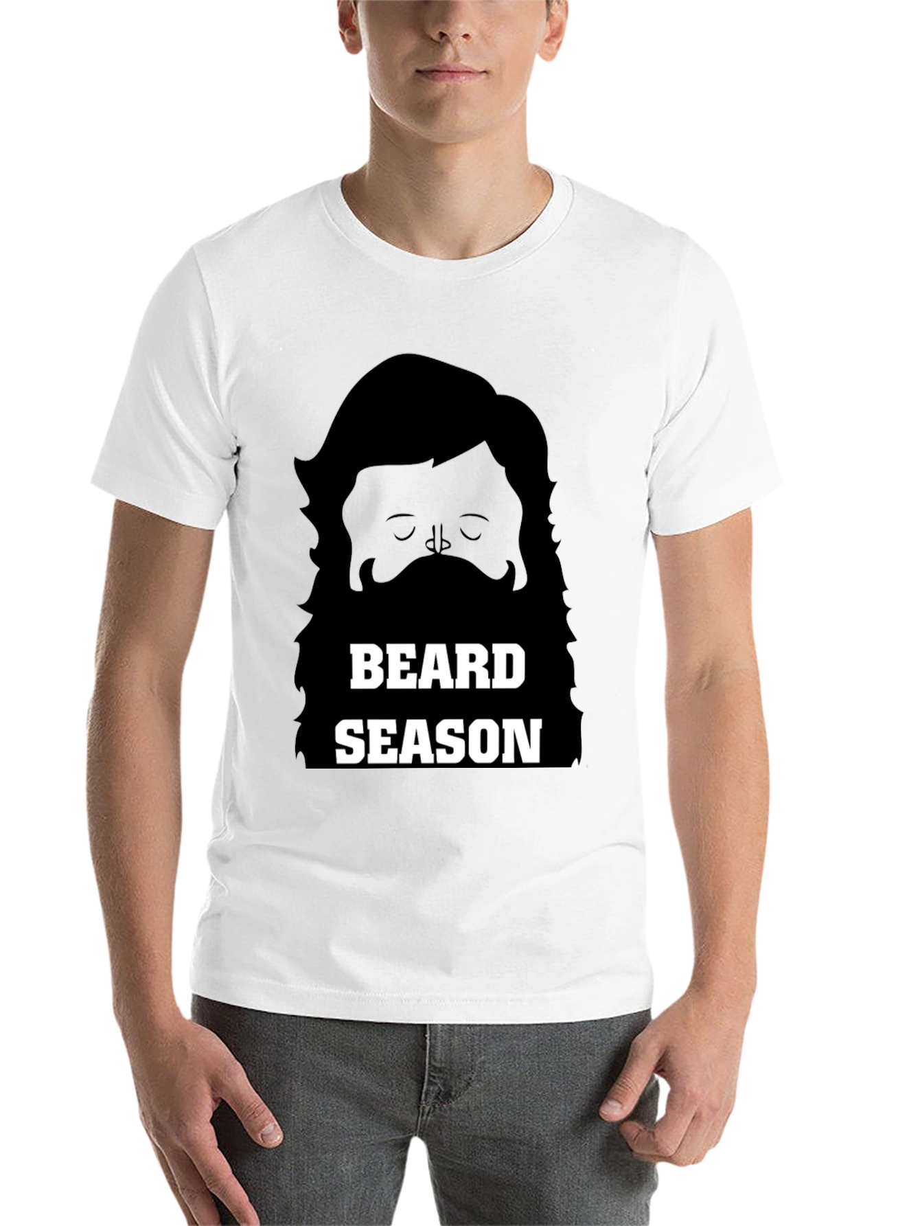 Black Beard Season Graphic Tee - Soft Cotton Unisex Shirt view 14