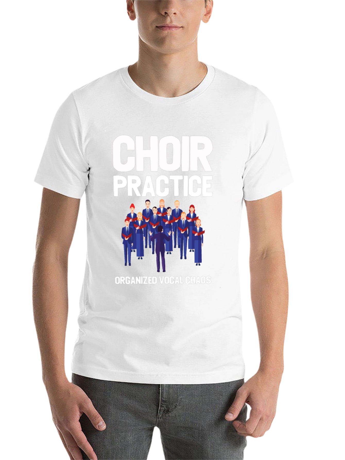 Black Choir Practice Graphic T-Shirt view 14