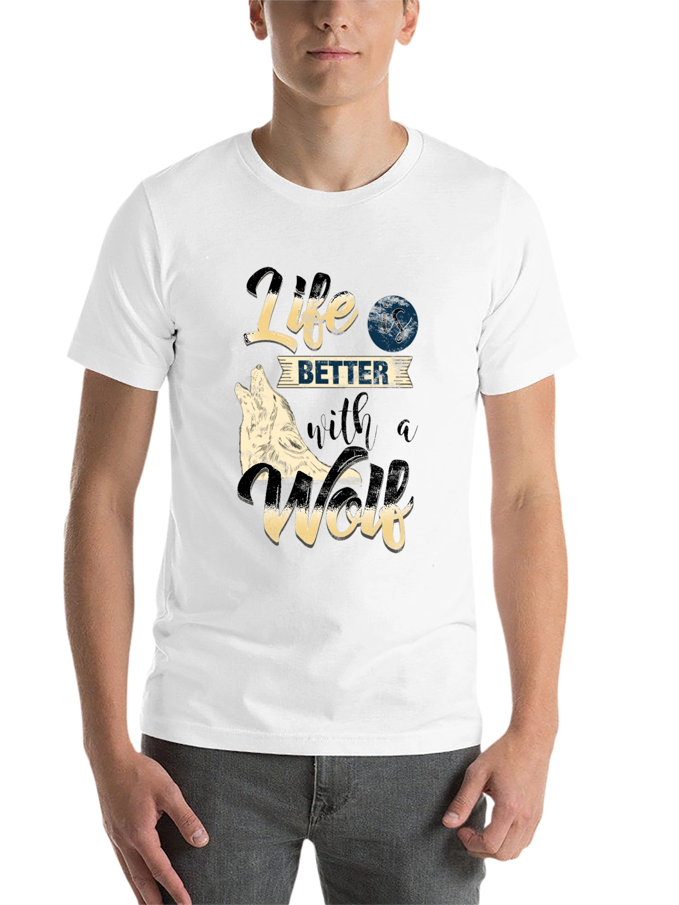 Life is Better with a Wolf T-Shirt - 14