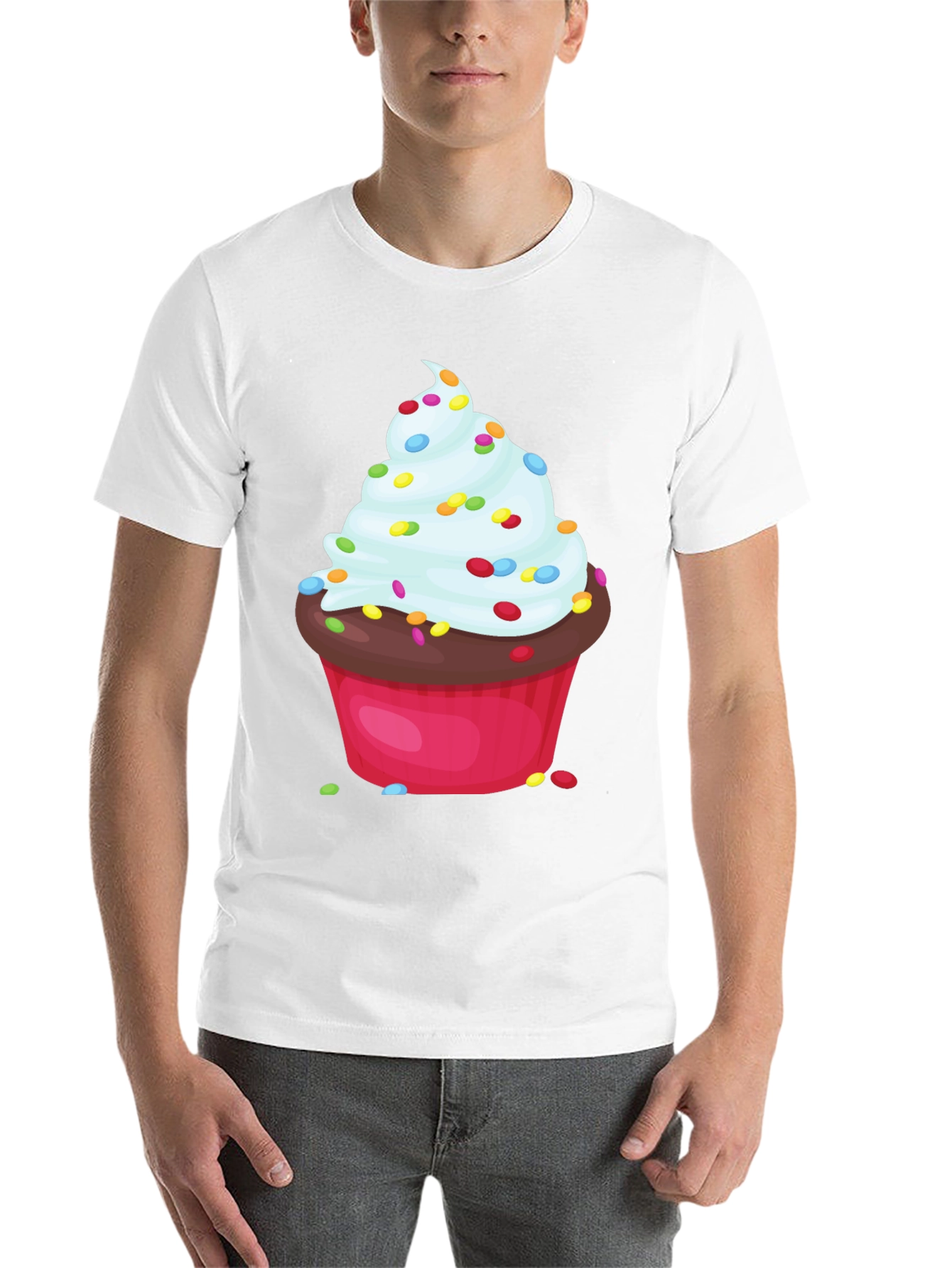 Black Cupcake Graphic T-Shirt - Sweet Treat Tee view 14