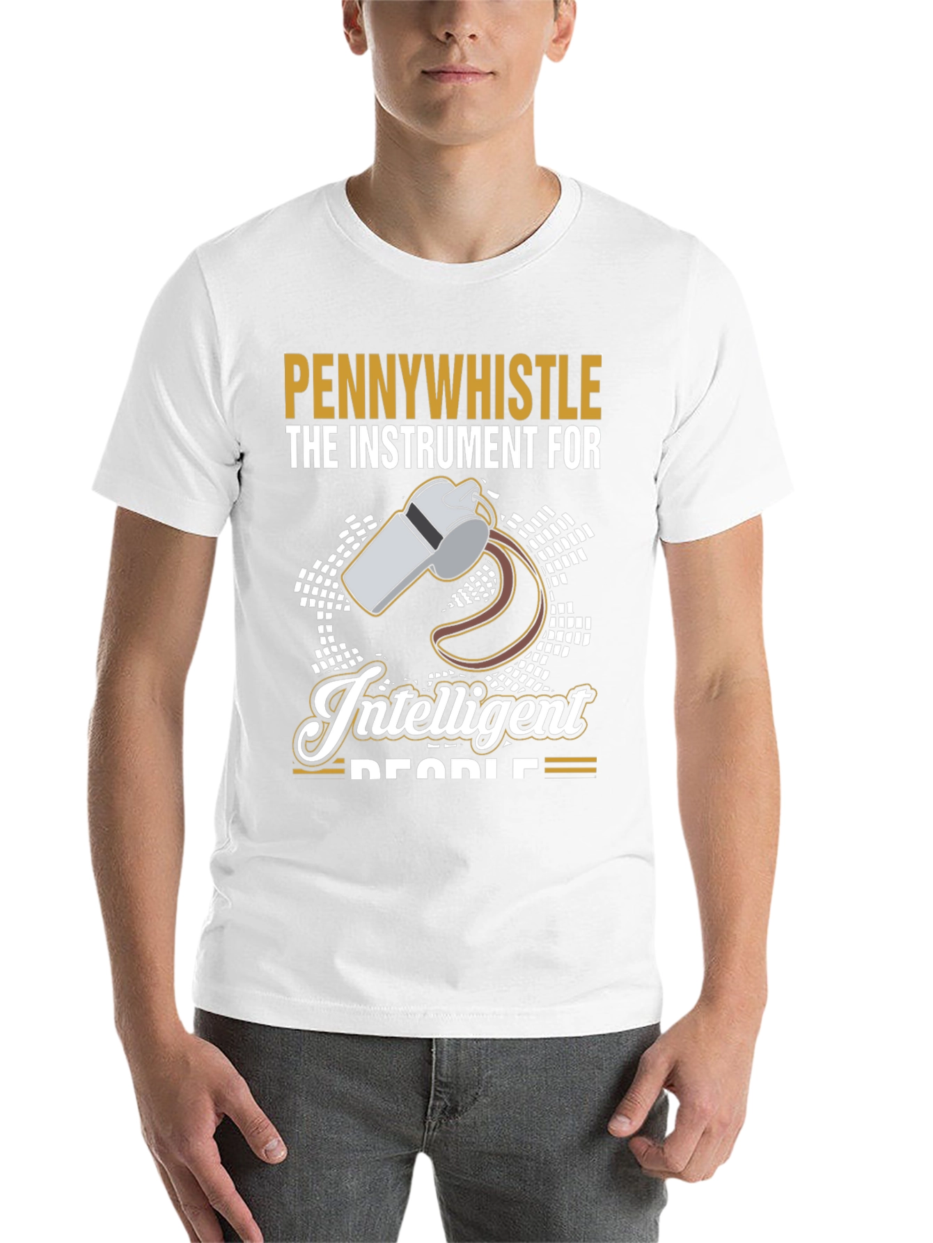 Black Pennywhistle Intelligent People Graphic Tee view 14