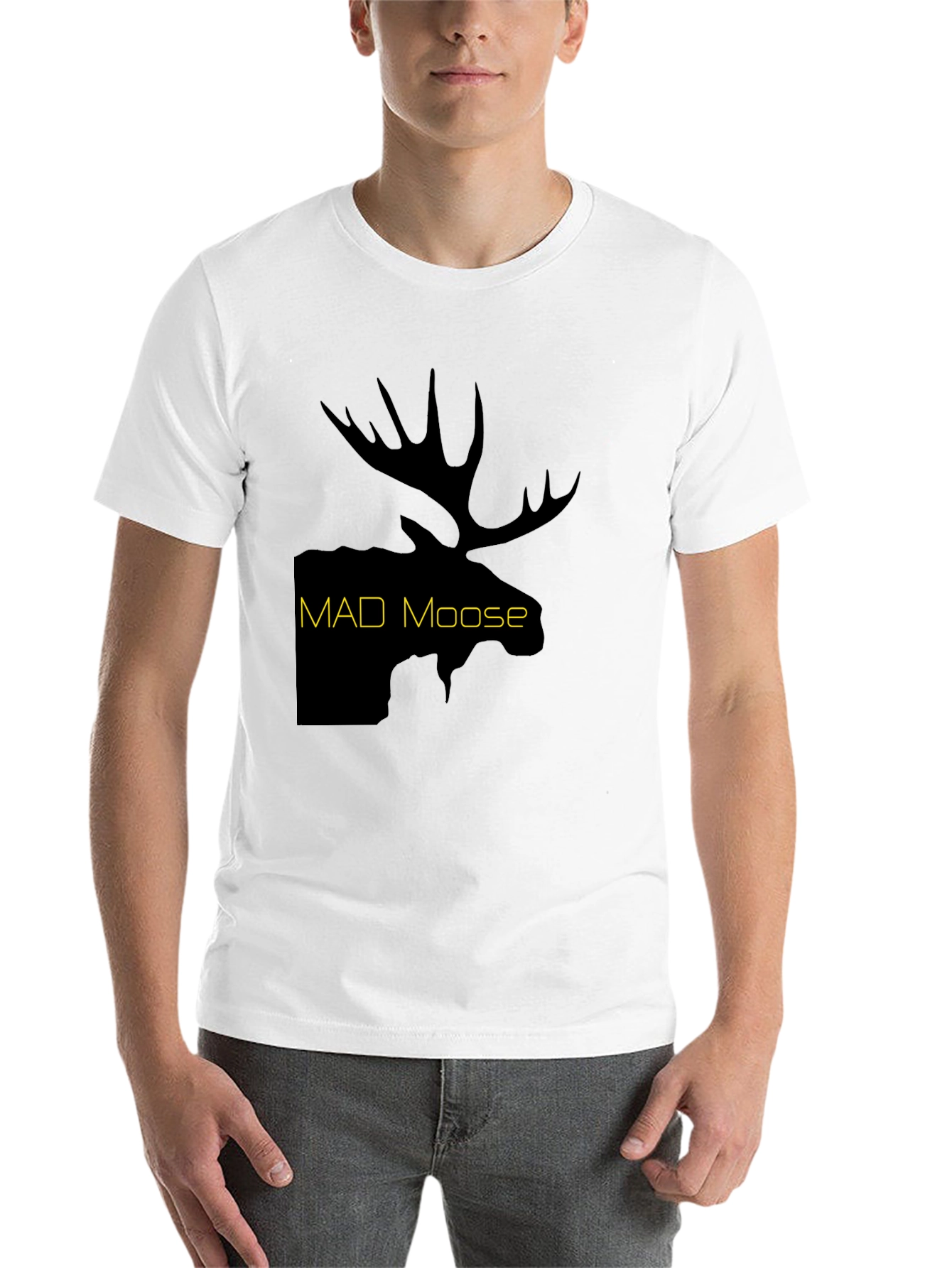 Black Mad Moose Graphic T-Shirt - Black view 14