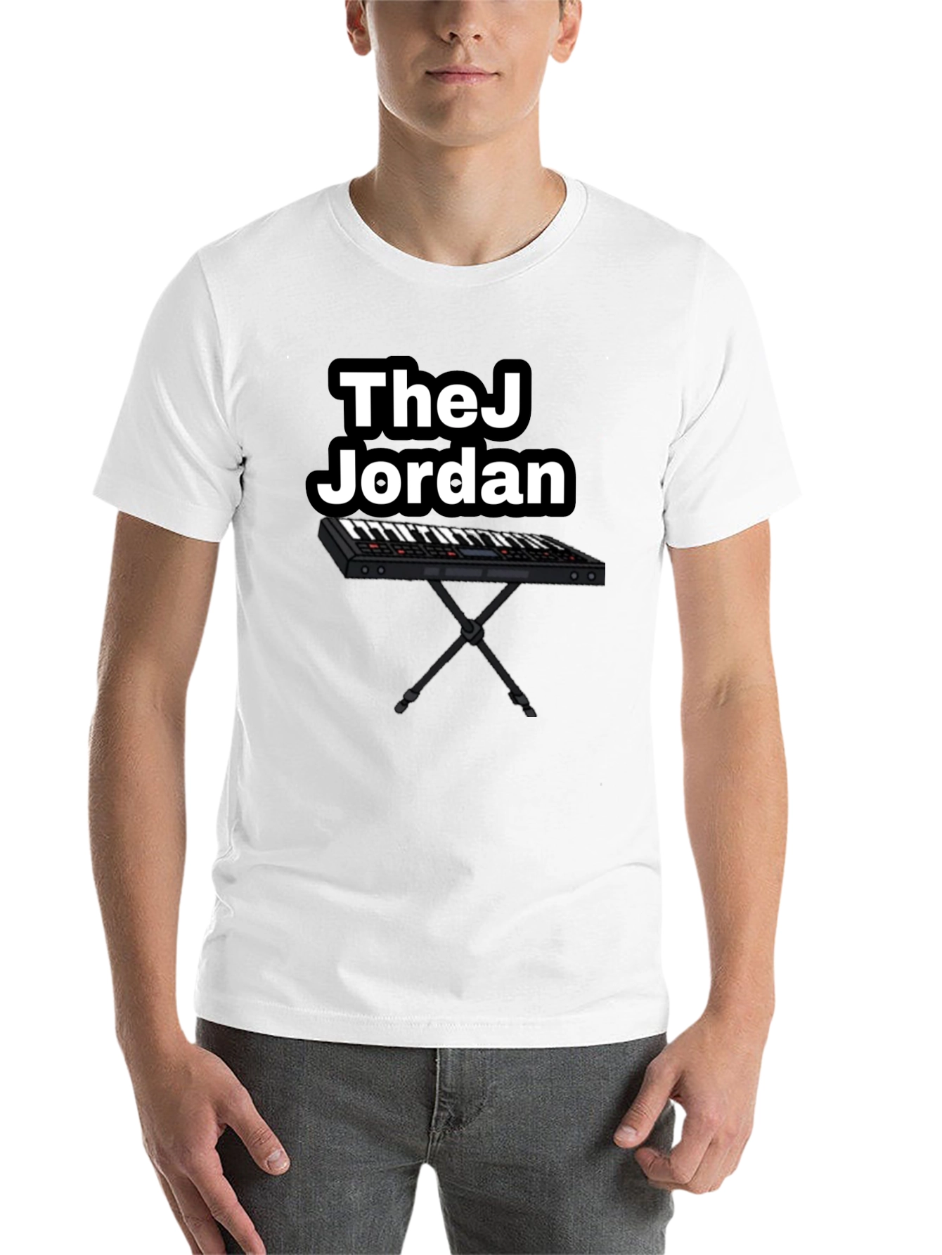 Black TheJ Jordan Keyboard Graphic Tee - Black view 14
